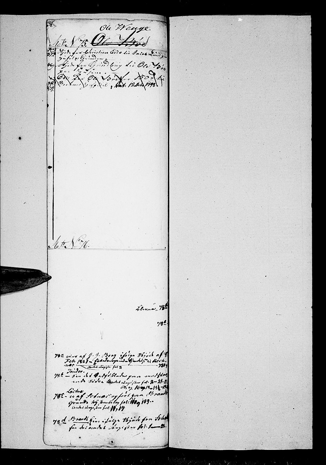 Molde byfogd, SAT/A-0025/2/2A/L0001: Mortgage register no. 1, 1790-1823, p. 36