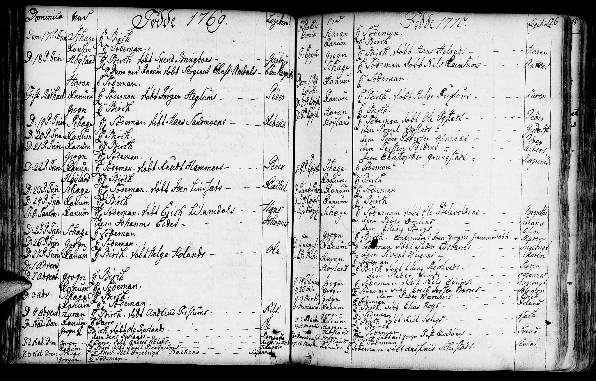 Ministerialprotokoller, klokkerbøker og fødselsregistre - Nord-Trøndelag, SAT/A-1458/764/L0542: Parish register (official) no. 764A02, 1748-1779, p. 126