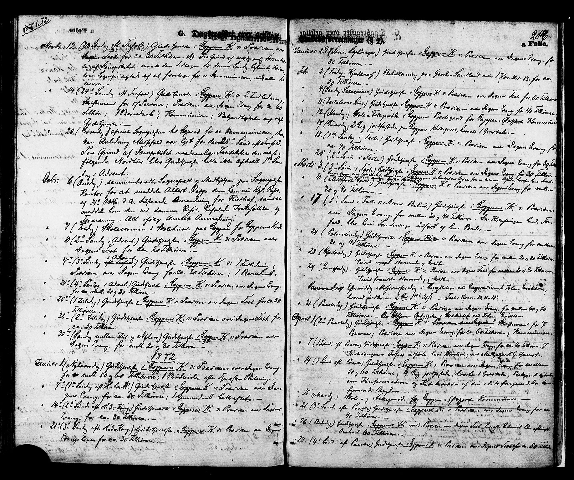 Loppa sokneprestkontor, SATØ/S-1339/H/Ha/L0005kirke: Parish register (official) no. 5, 1869-1878, p. 286