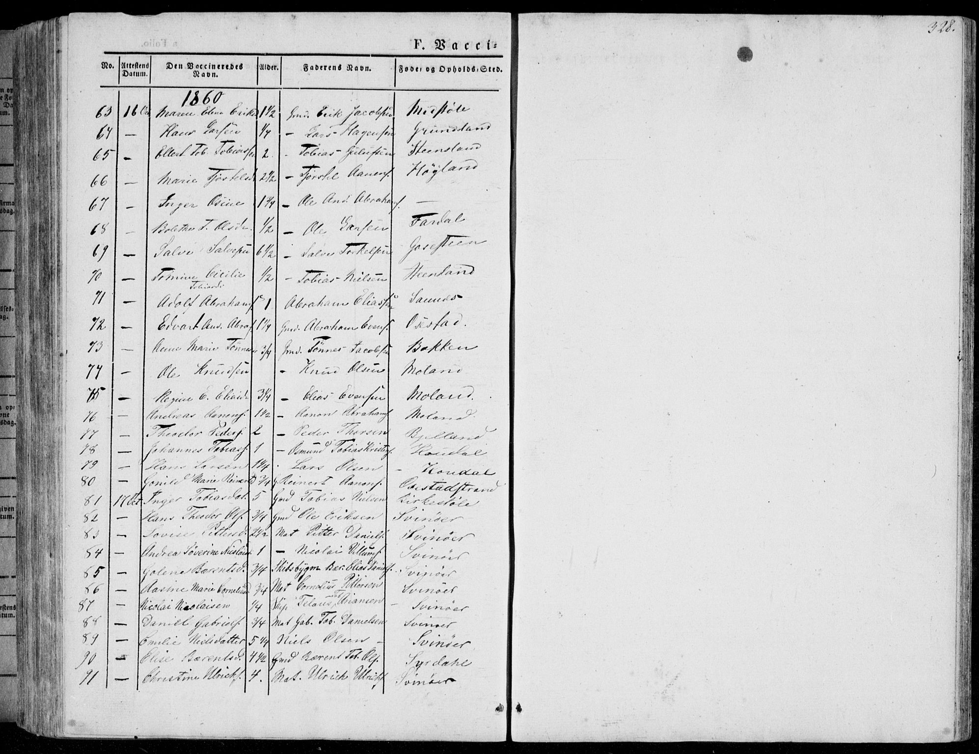 Sør-Audnedal sokneprestkontor, AV/SAK-1111-0039/F/Fa/Fab/L0006: Parish register (official) no. A 6, 1829-1855, p. 328