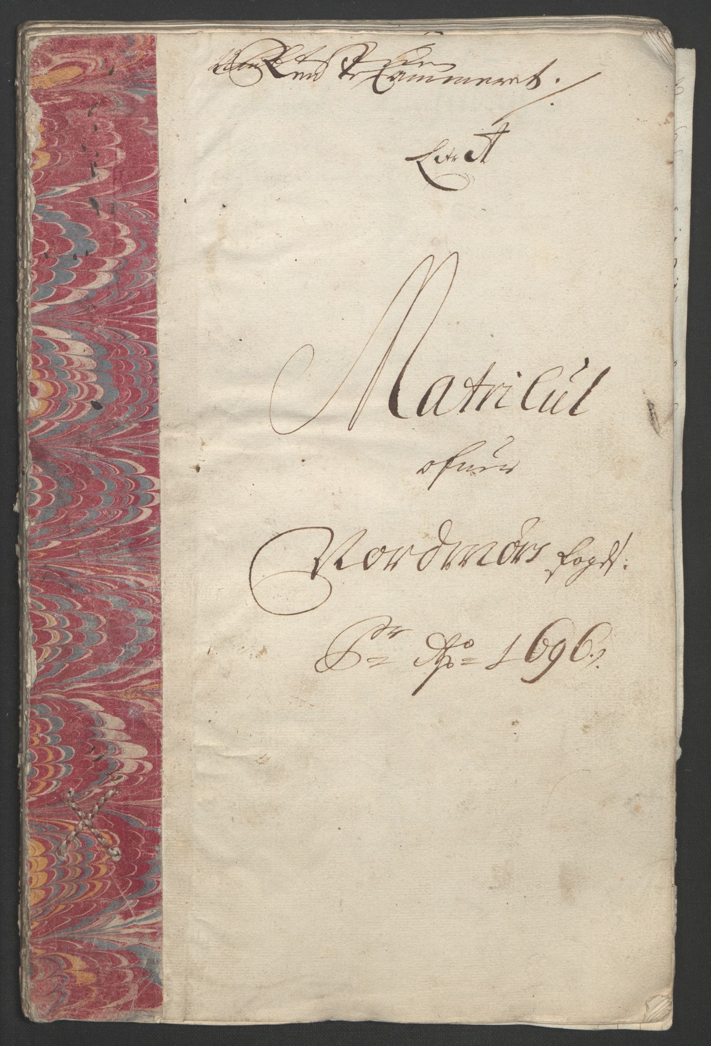 Rentekammeret inntil 1814, Reviderte regnskaper, Fogderegnskap, RA/EA-4092/R56/L3736: Fogderegnskap Nordmøre, 1694-1696, p. 344