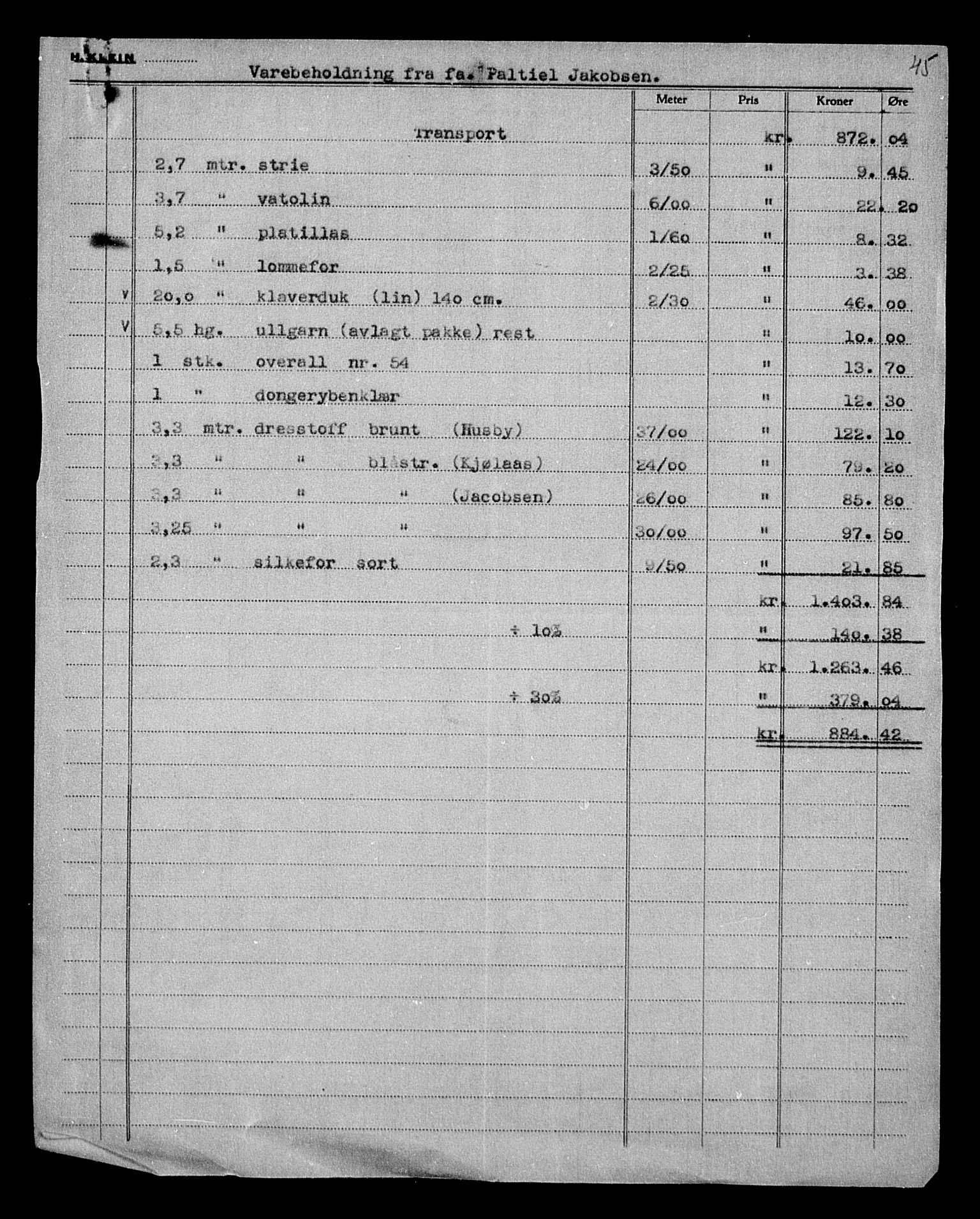 Justisdepartementet, Tilbakeføringskontoret for inndratte formuer, RA/S-1564/H/Hc/Hca/L0899: --, 1945-1947, p. 73