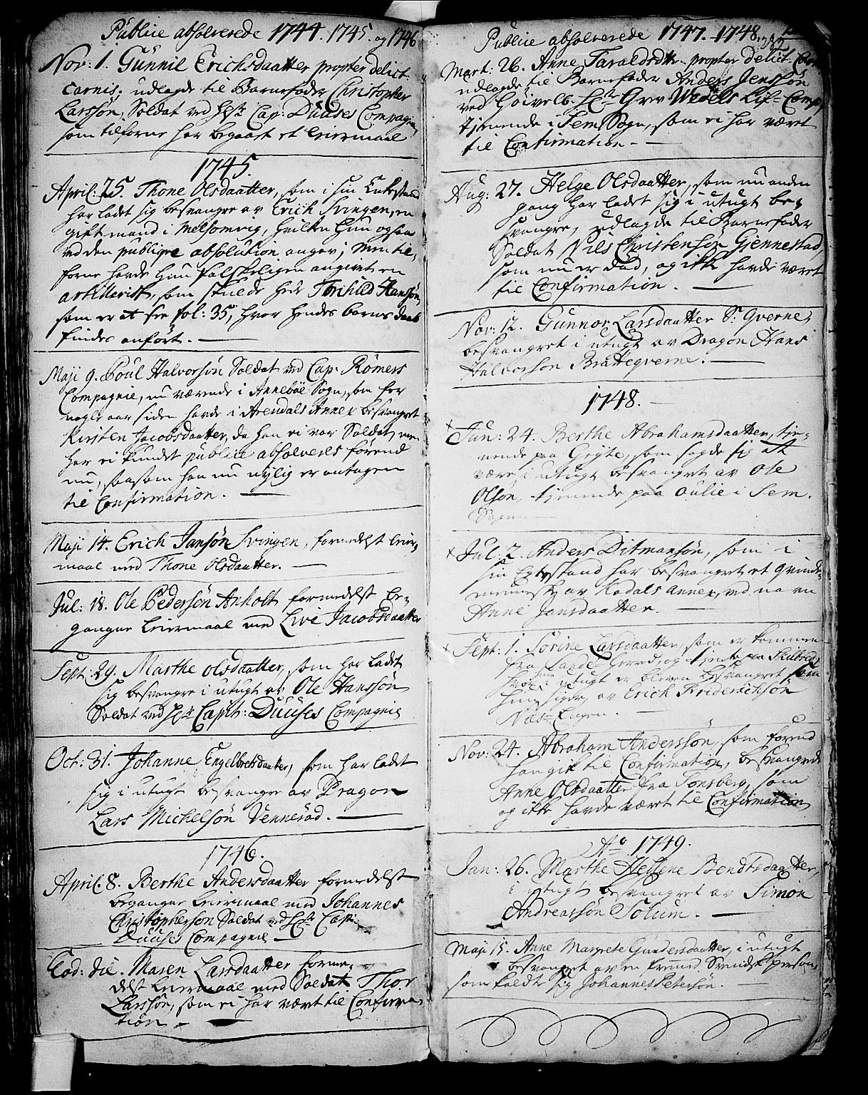 Stokke kirkebøker, AV/SAKO-A-320/F/Fa/L0002: Parish register (official) no. I 2, 1732-1770, p. 232