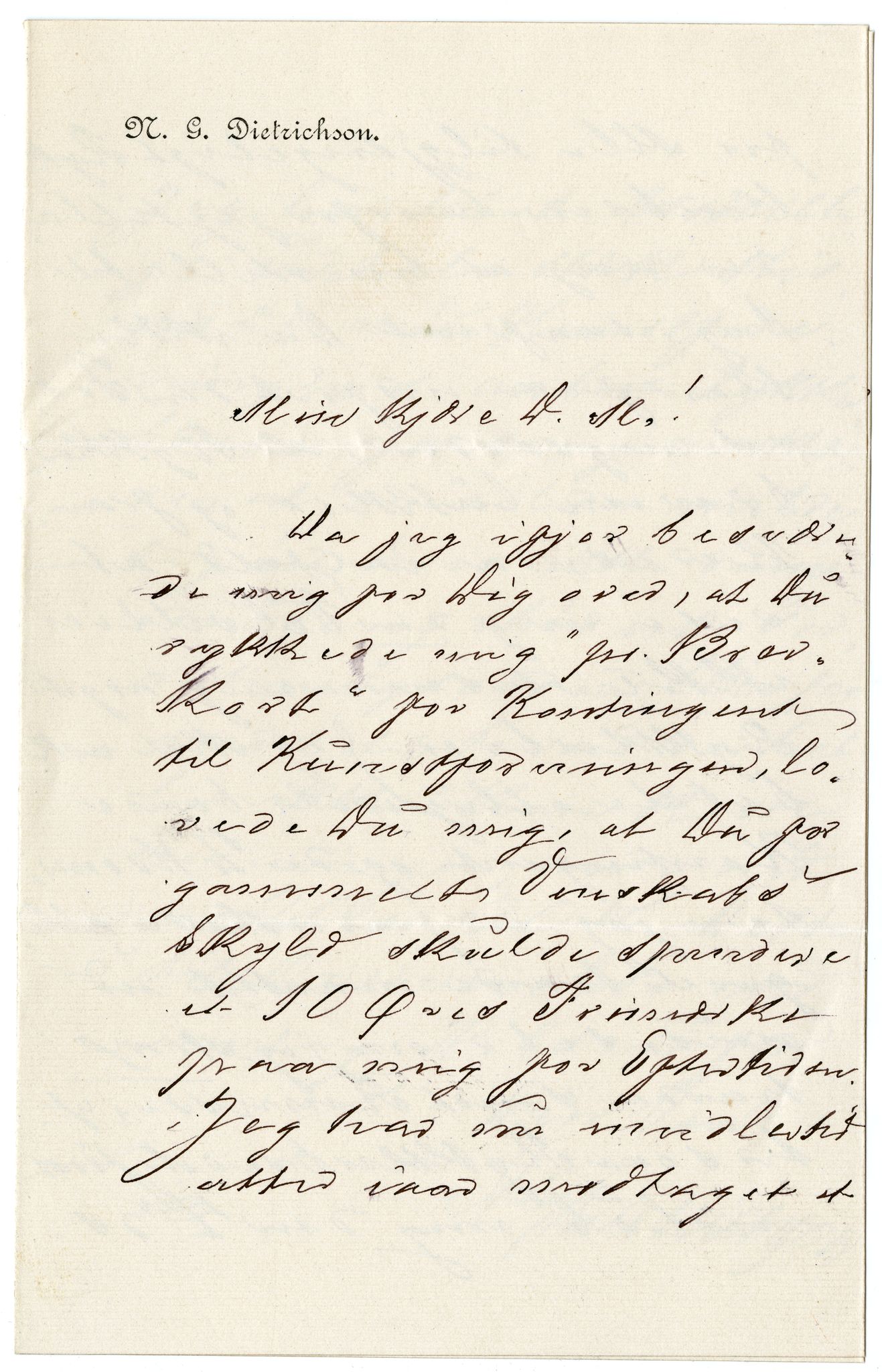 Diderik Maria Aalls brevsamling, NF/Ark-1023/F/L0003: D.M. Aalls brevsamling. D - G, 1797-1889, p. 113