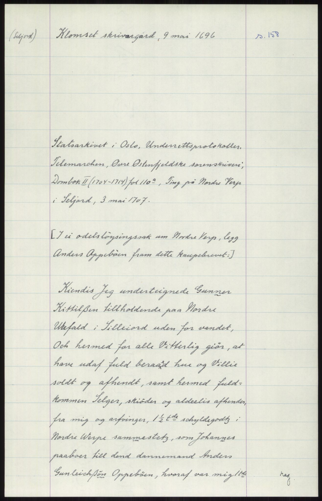 Samlinger til kildeutgivelse, Diplomavskriftsamlingen, AV/RA-EA-4053/H/Ha, p. 3529