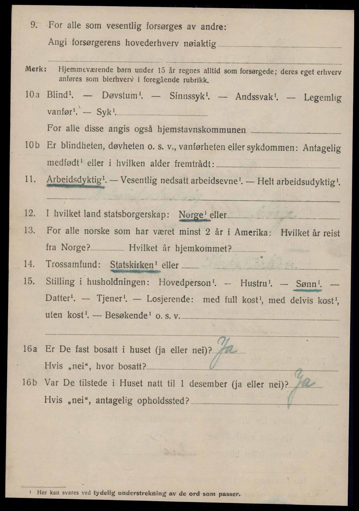 SAT, 1920 census for Kristiansund, 1920, p. 11436