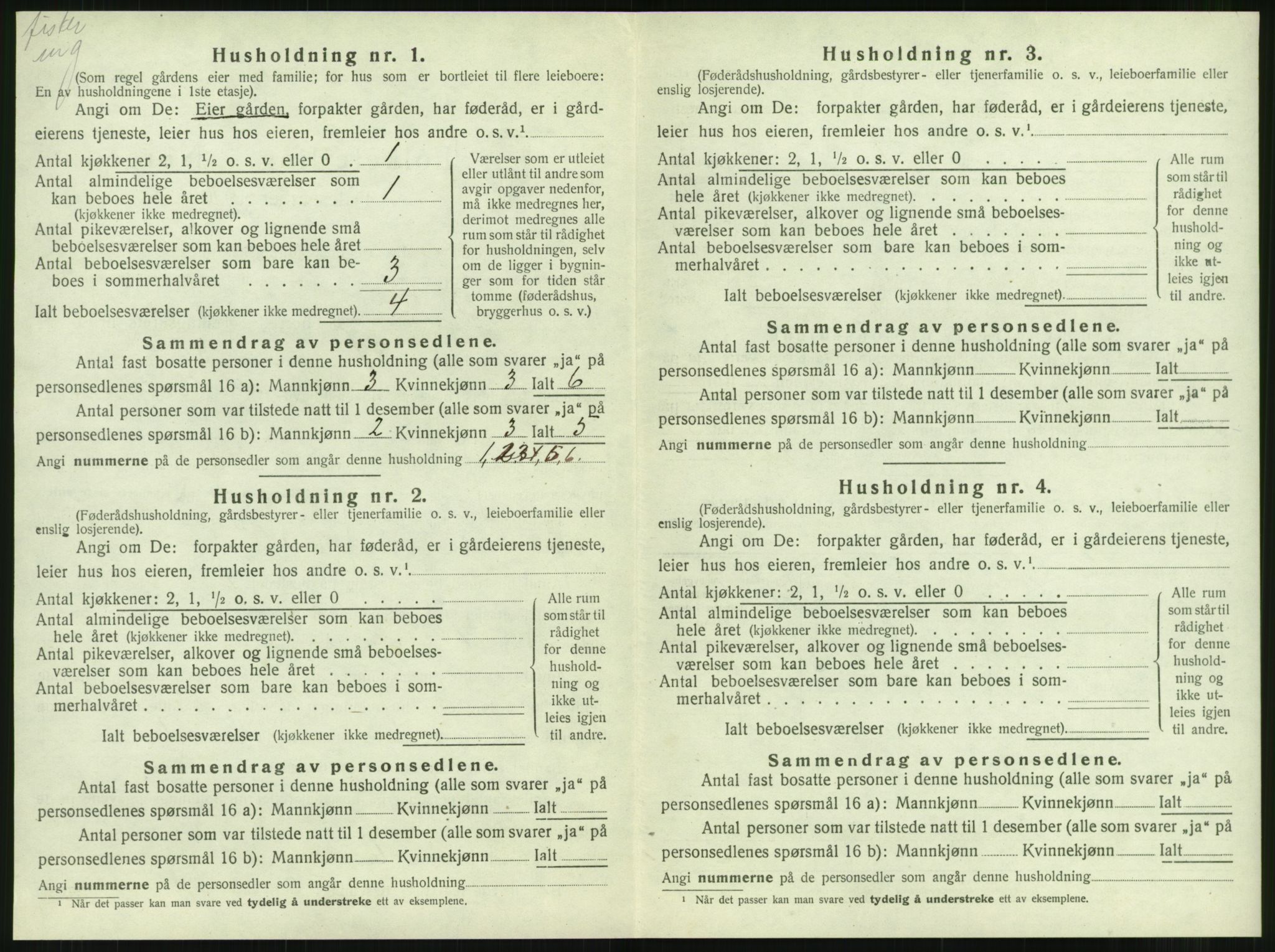 SAT, 1920 census for Brønnøy, 1920, p. 901