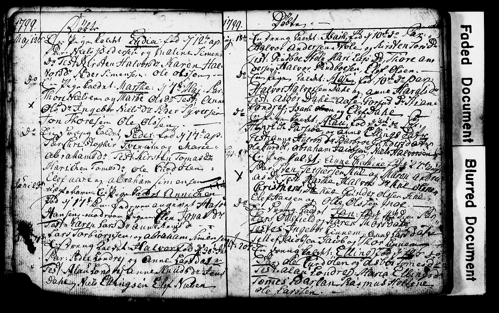 Sannidal kirkebøker, SAKO/A-296/G/Ga/L0001: Parish register (copy) no. 1, 1782-1816