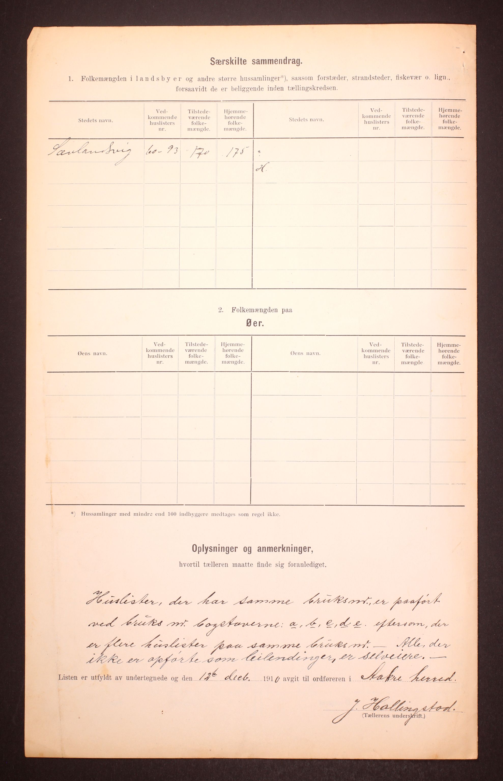 RA, 1910 census for Åkra, 1910, p. 12