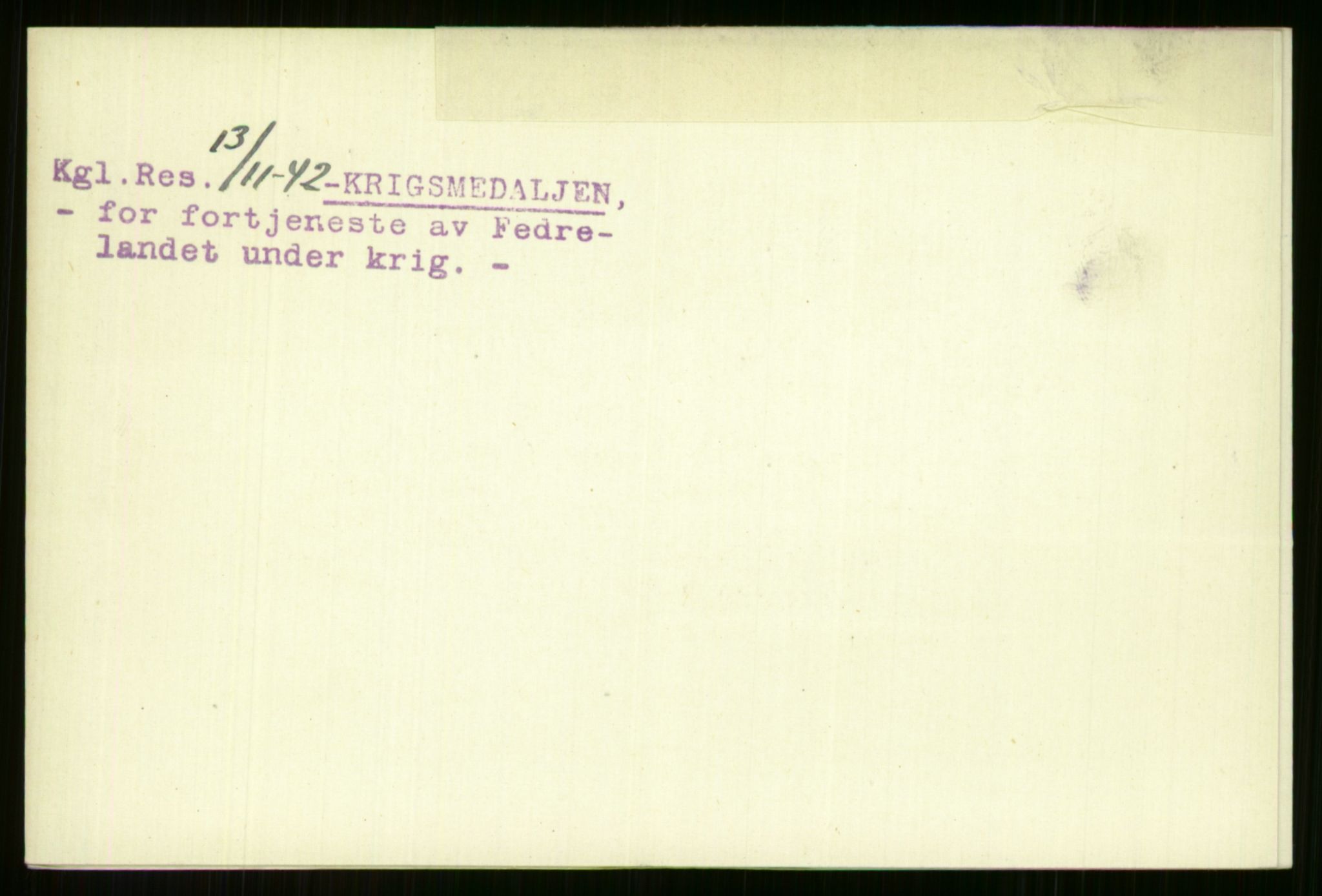 Direktoratet for sjømenn, AV/RA-S-3545/G/Gi/L0005: Alfabetisk ordnet kartotek over krigsdekorasjoner tildelt nordmenn under krigen, Ekeberg - Hendriksen, 1940-1945, p. 32