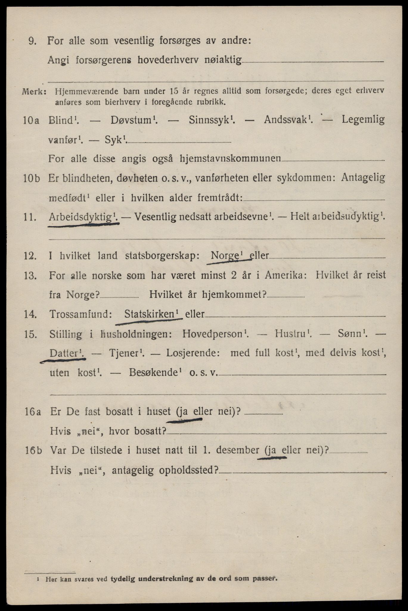 SAST, 1920 census for Hetland, 1920, p. 17726