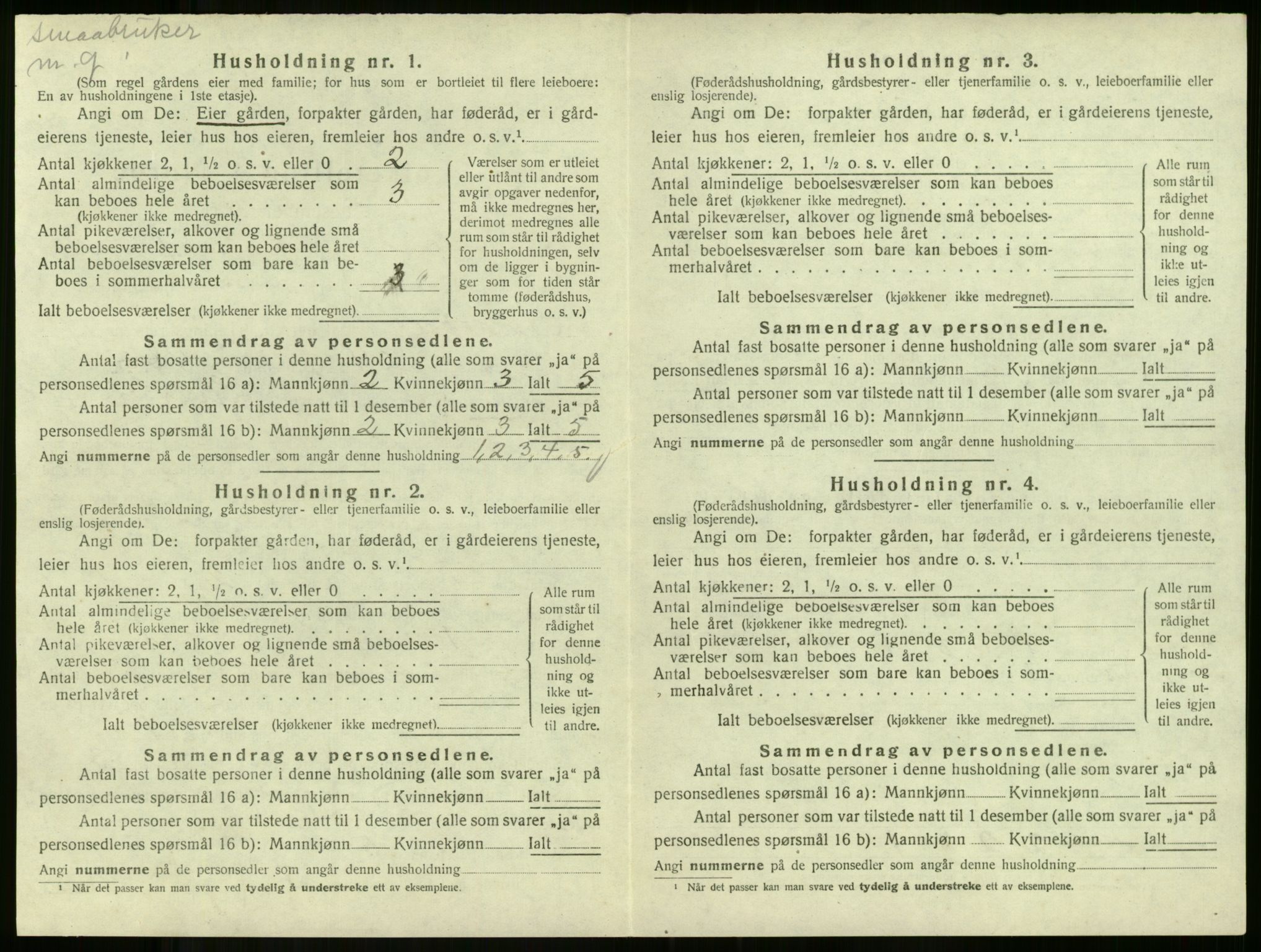 SAKO, 1920 census for Andebu, 1920, p. 1042