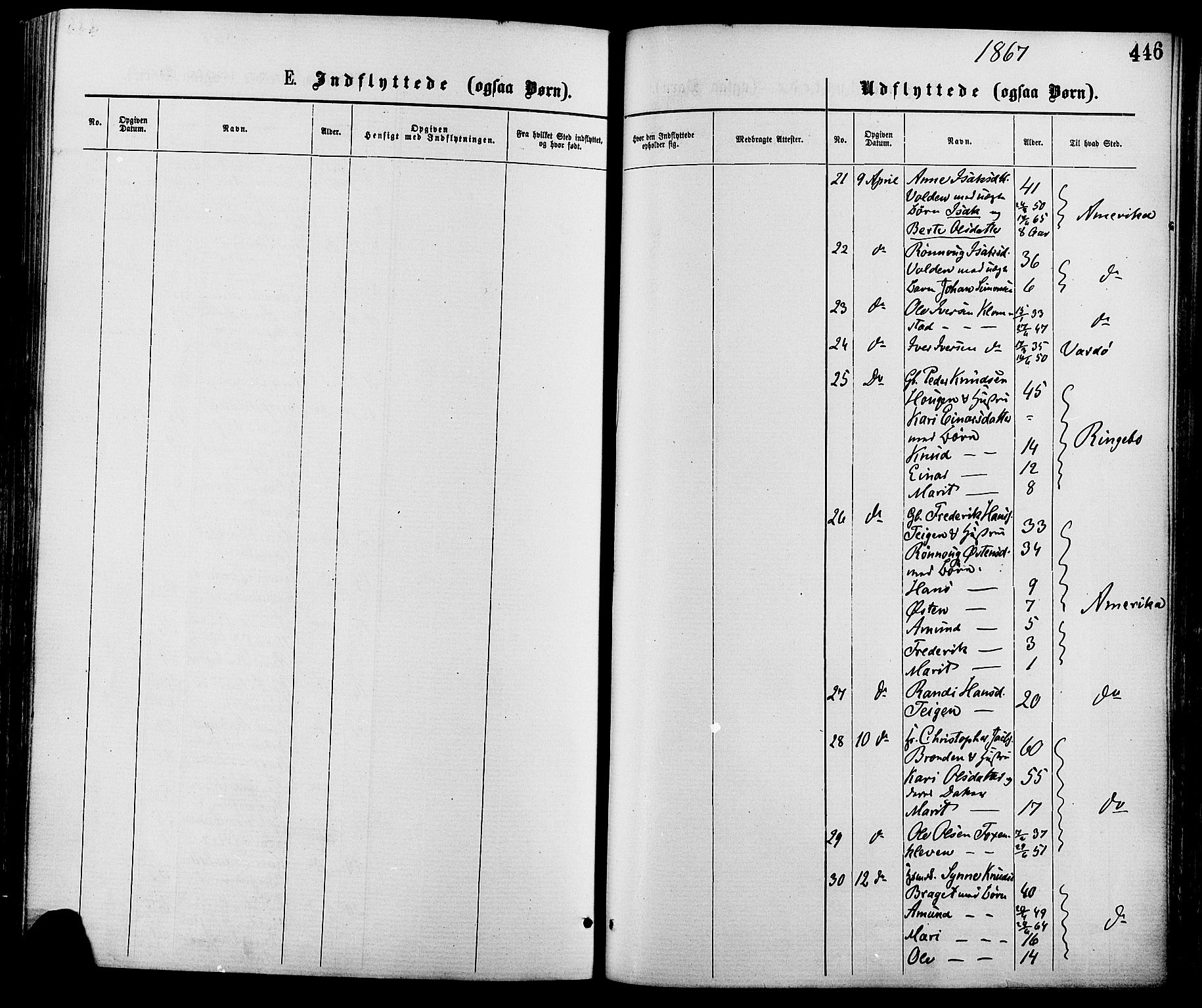 Nord-Fron prestekontor, AV/SAH-PREST-080/H/Ha/Haa/L0002: Parish register (official) no. 2, 1865-1883, p. 446