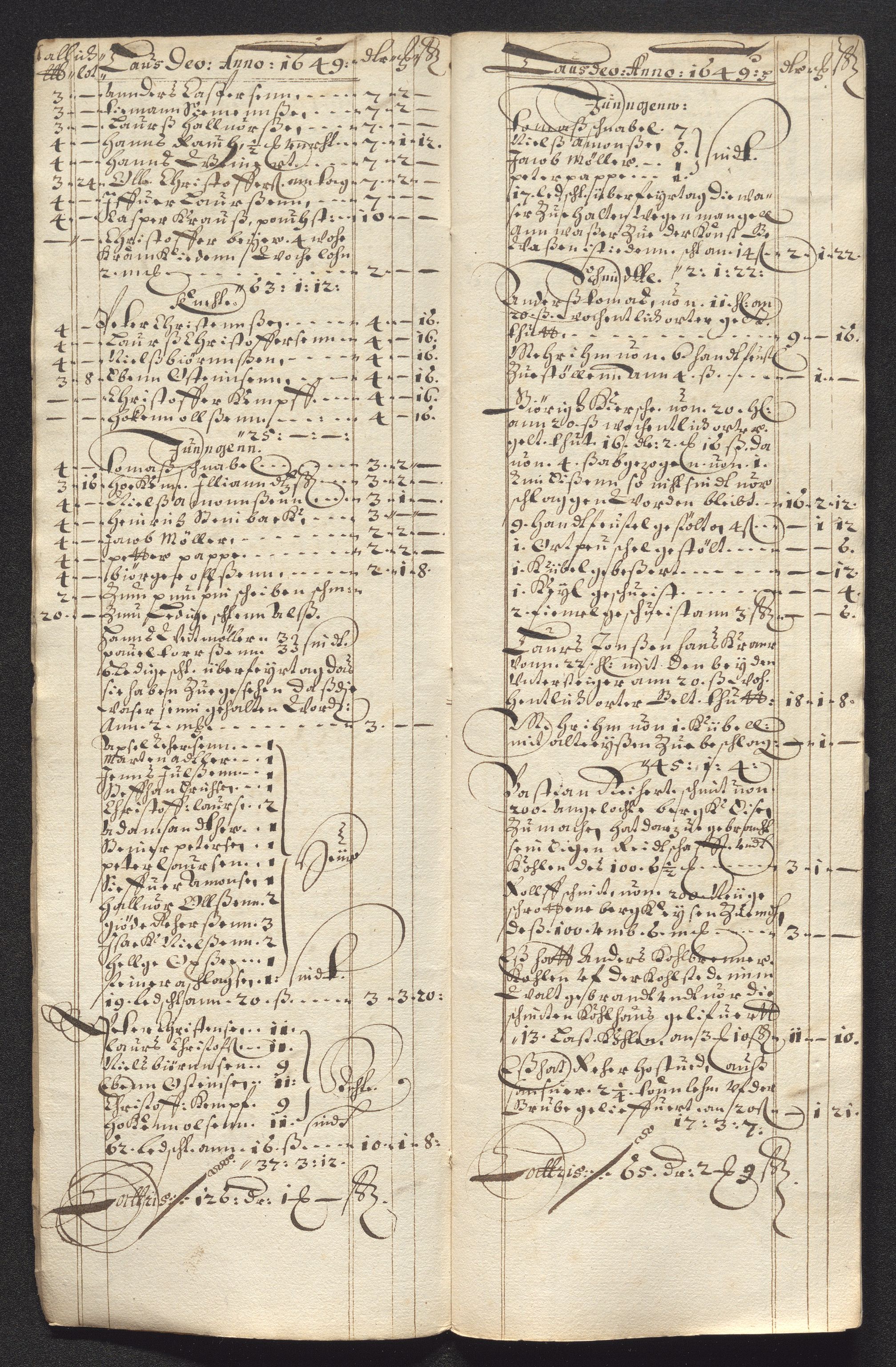 Kongsberg Sølvverk 1623-1816, AV/SAKO-EA-3135/001/D/Dc/Dcd/L0023: Utgiftsregnskap for gruver m.m., 1649, p. 232