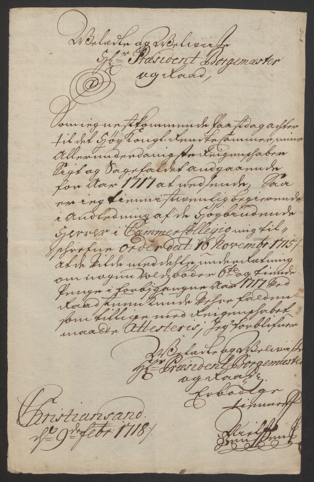 Rentekammeret inntil 1814, Reviderte regnskaper, Byregnskaper, AV/RA-EA-4066/R/Rm/L0285: [M18] Sikt og sakefall, 1681-1718, p. 552