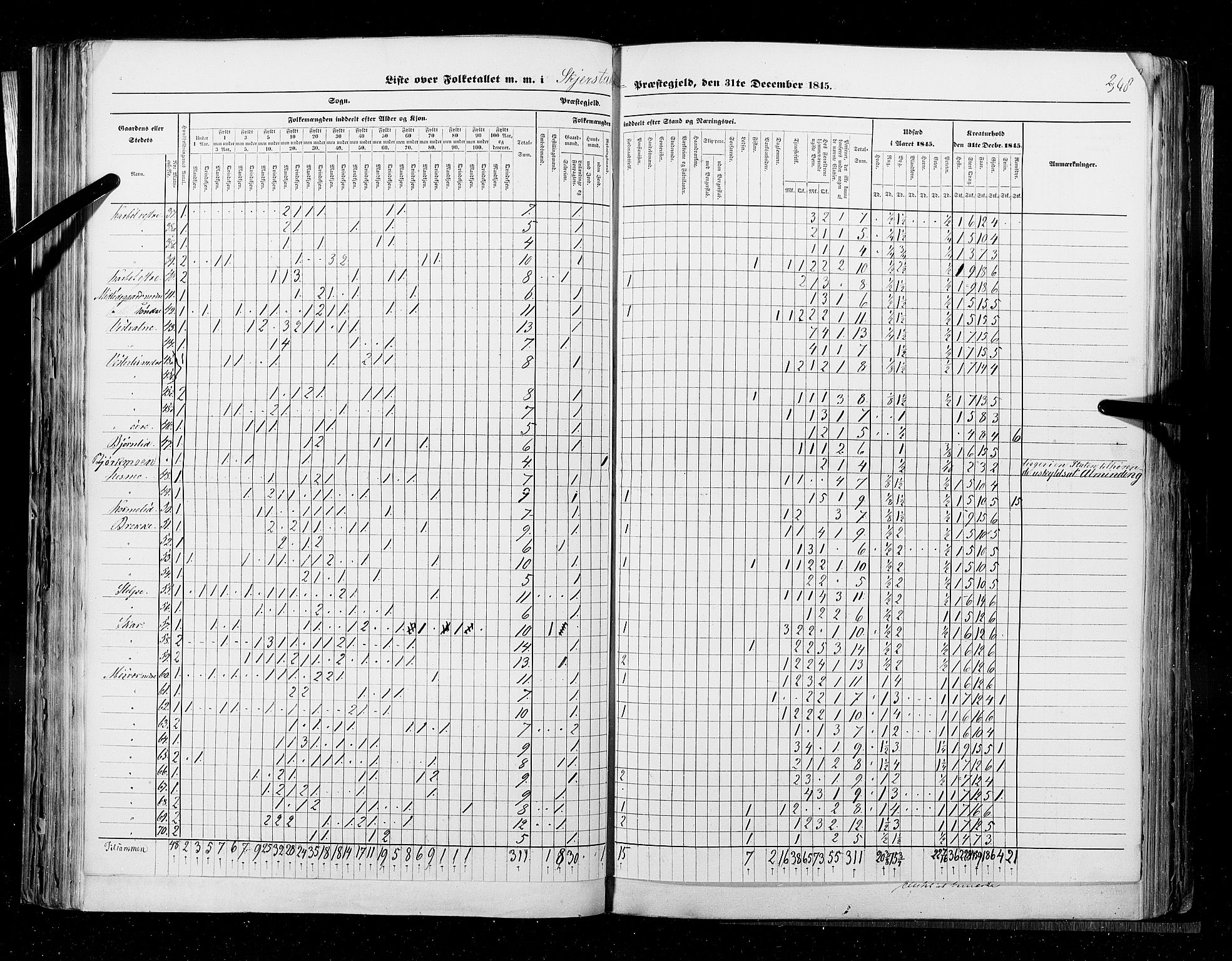 RA, Census 1845, vol. 9B: Nordland amt, 1845, p. 348