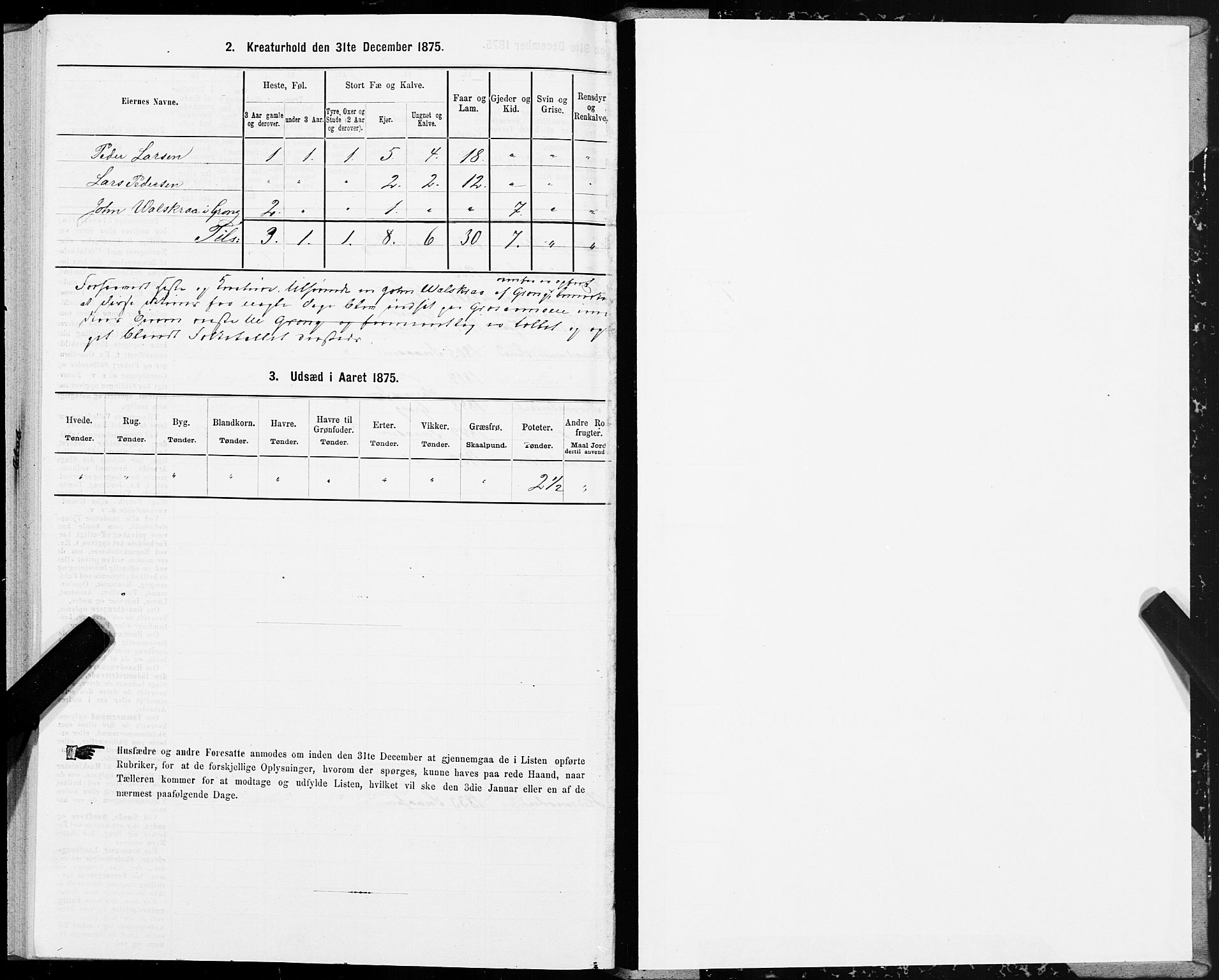 SAT, 1875 census for 1736P Snåsa, 1875