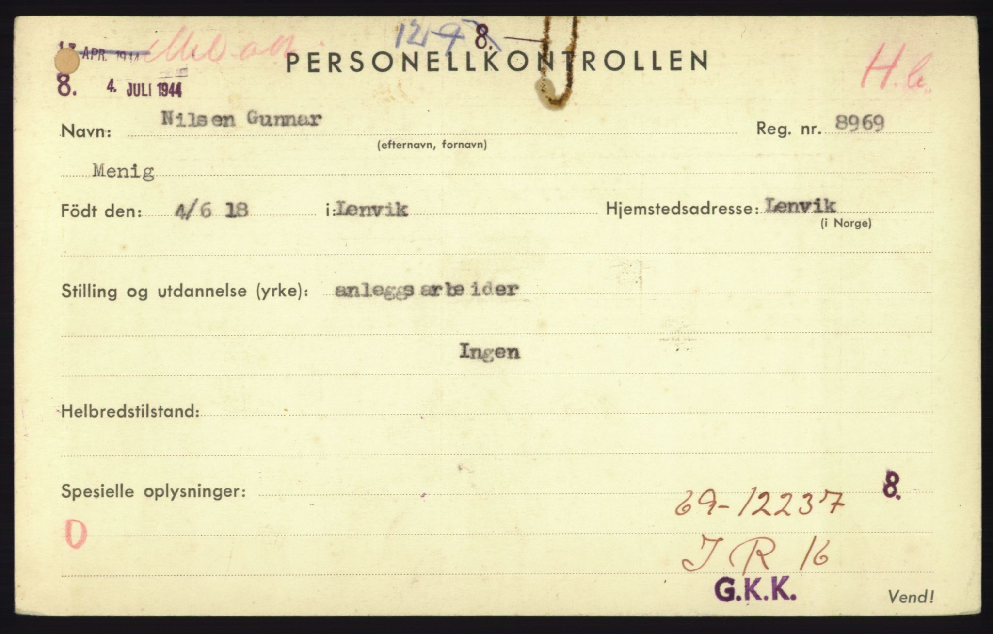 Forsvaret, Troms infanteriregiment nr. 16, AV/RA-RAFA-3146/P/Pa/L0023: Rulleblad for regimentets menige mannskaper, årsklasse 1939, 1939, p. 905