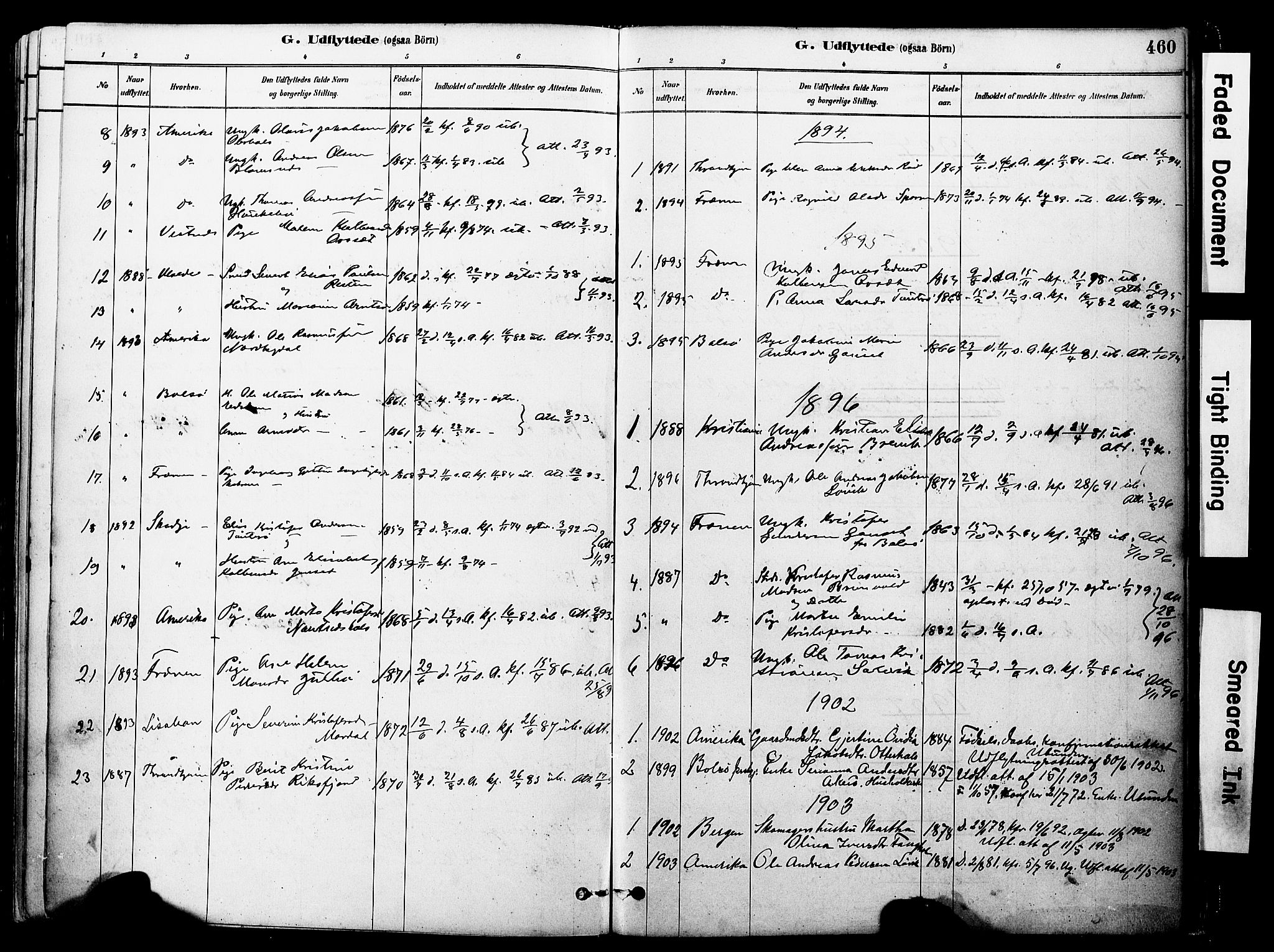 Ministerialprotokoller, klokkerbøker og fødselsregistre - Møre og Romsdal, SAT/A-1454/560/L0721: Parish register (official) no. 560A05, 1878-1917, p. 460