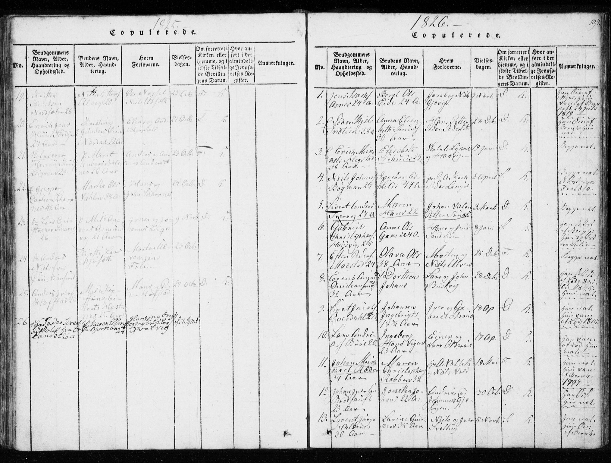 Ministerialprotokoller, klokkerbøker og fødselsregistre - Sør-Trøndelag, SAT/A-1456/634/L0527: Parish register (official) no. 634A03, 1818-1826, p. 194