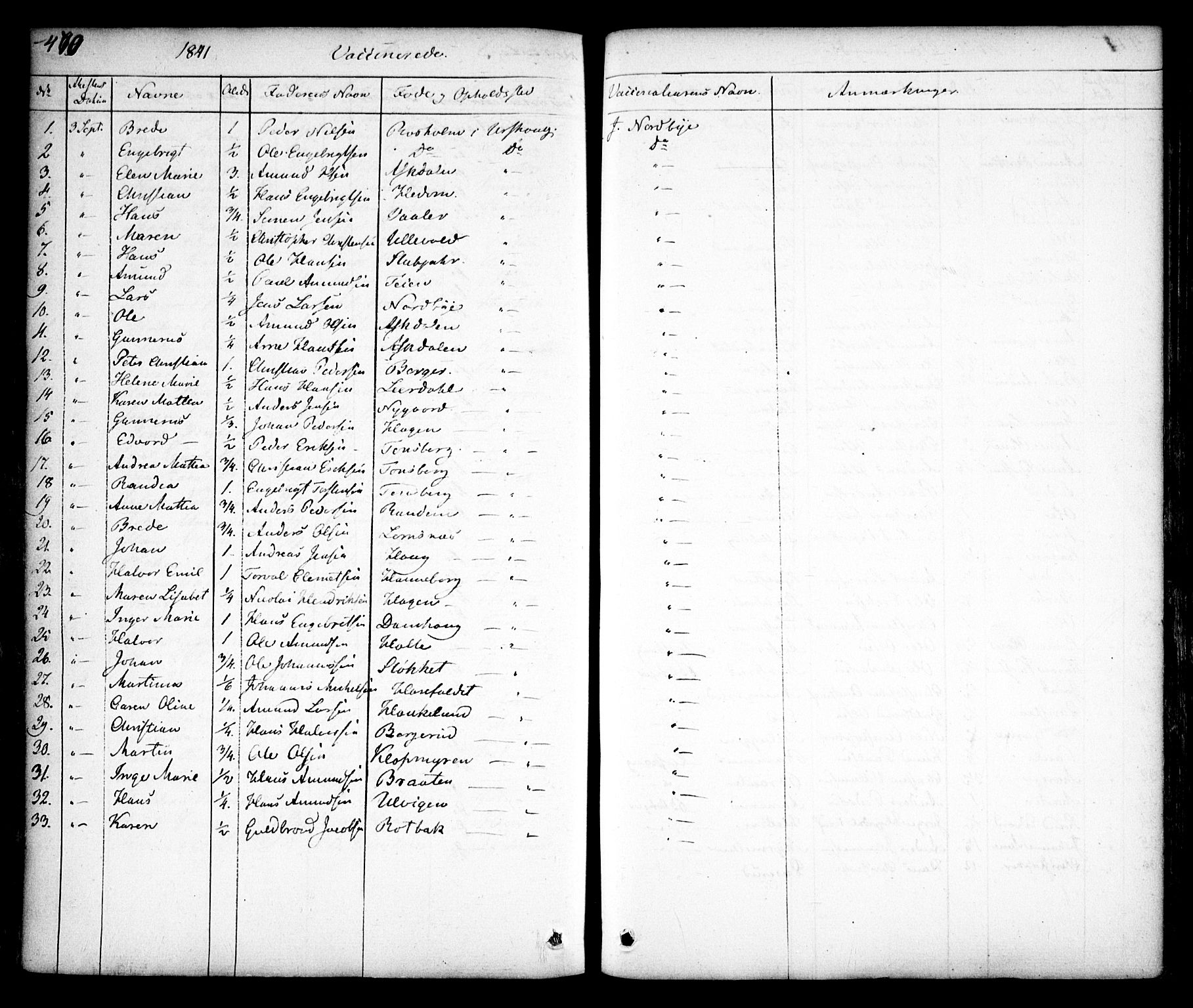Aurskog prestekontor Kirkebøker, SAO/A-10304a/F/Fa/L0006: Parish register (official) no. I 6, 1829-1853, p. 470