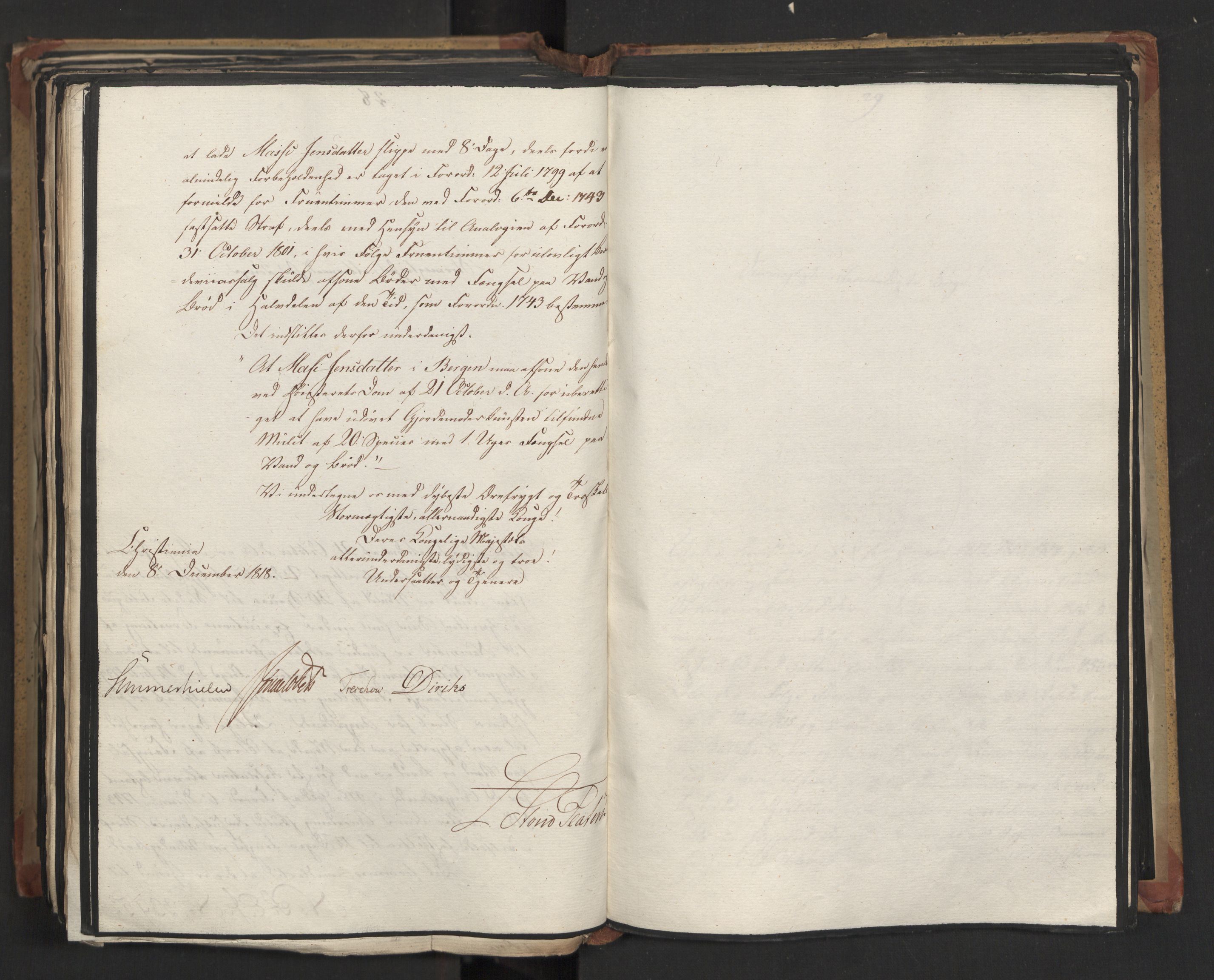 Statsrådsavdelingen i Stockholm, AV/RA-S-1003/D/Da/L0016: Regjeringsinnstillinger nr. 3101-3468, 1818, p. 366