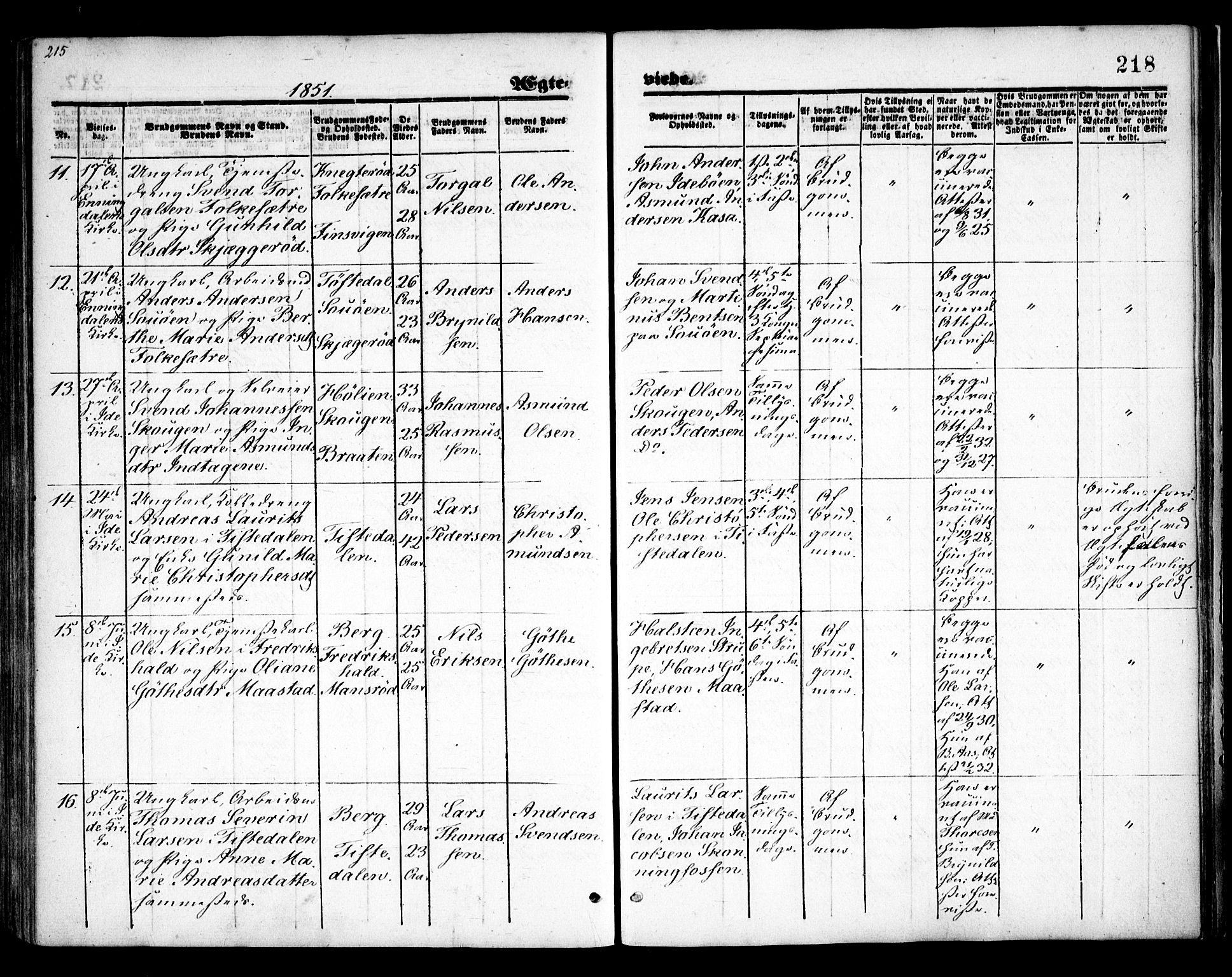 Idd prestekontor Kirkebøker, SAO/A-10911/F/Fc/L0004a: Parish register (official) no. III 4A, 1848-1860, p. 218