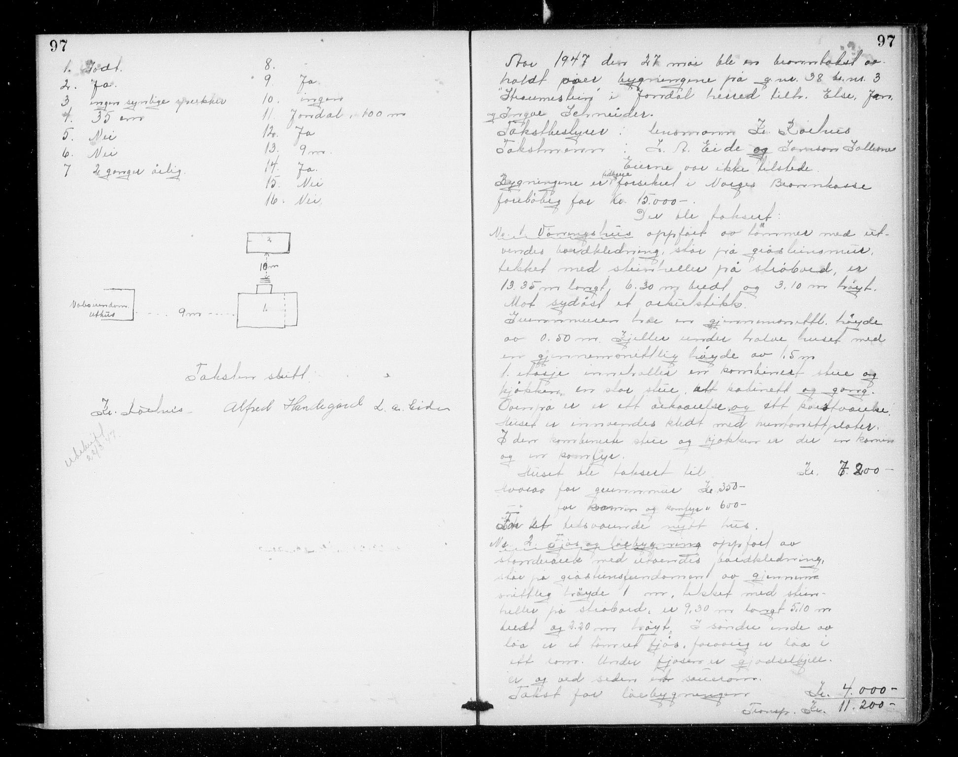 Lensmannen i Jondal, AV/SAB-A-33101/0012/L0002: Branntakstprotokoll, 1886-1948, p. 97