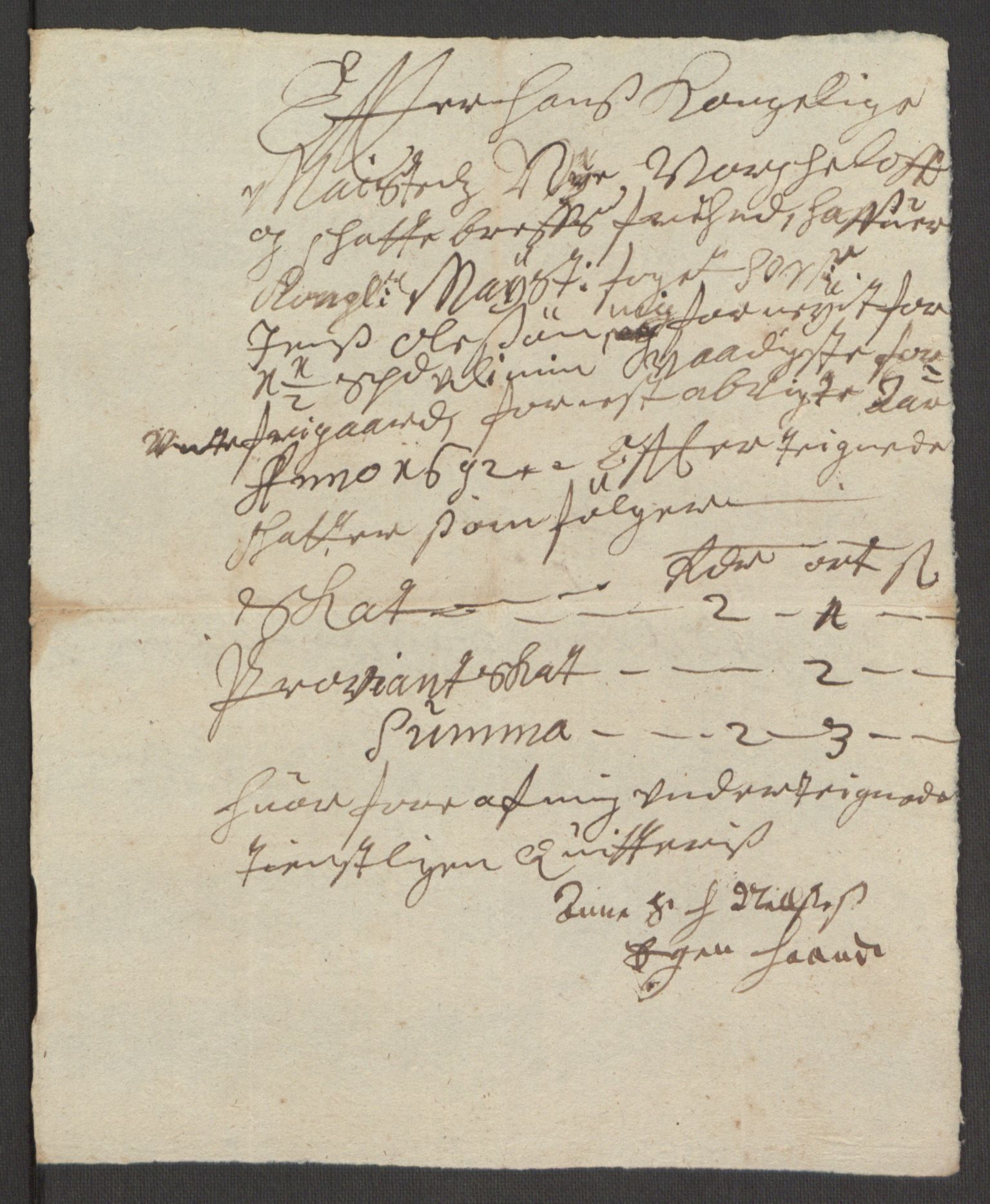 Rentekammeret inntil 1814, Reviderte regnskaper, Fogderegnskap, AV/RA-EA-4092/R64/L4424: Fogderegnskap Namdal, 1692-1695, p. 140