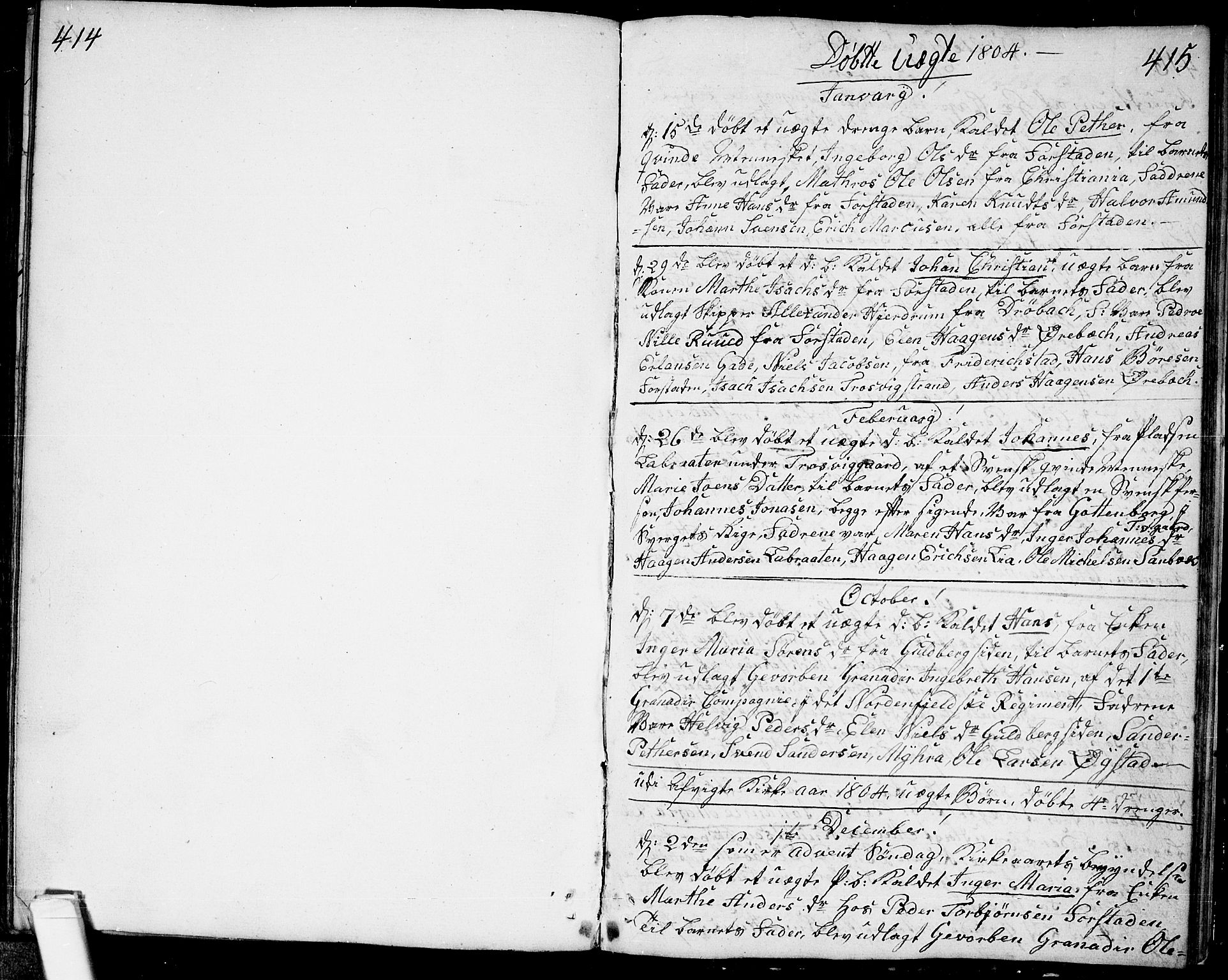 Glemmen prestekontor Kirkebøker, SAO/A-10908/F/Fa/L0003: Parish register (official) no. 3, 1803-1815, p. 414-415