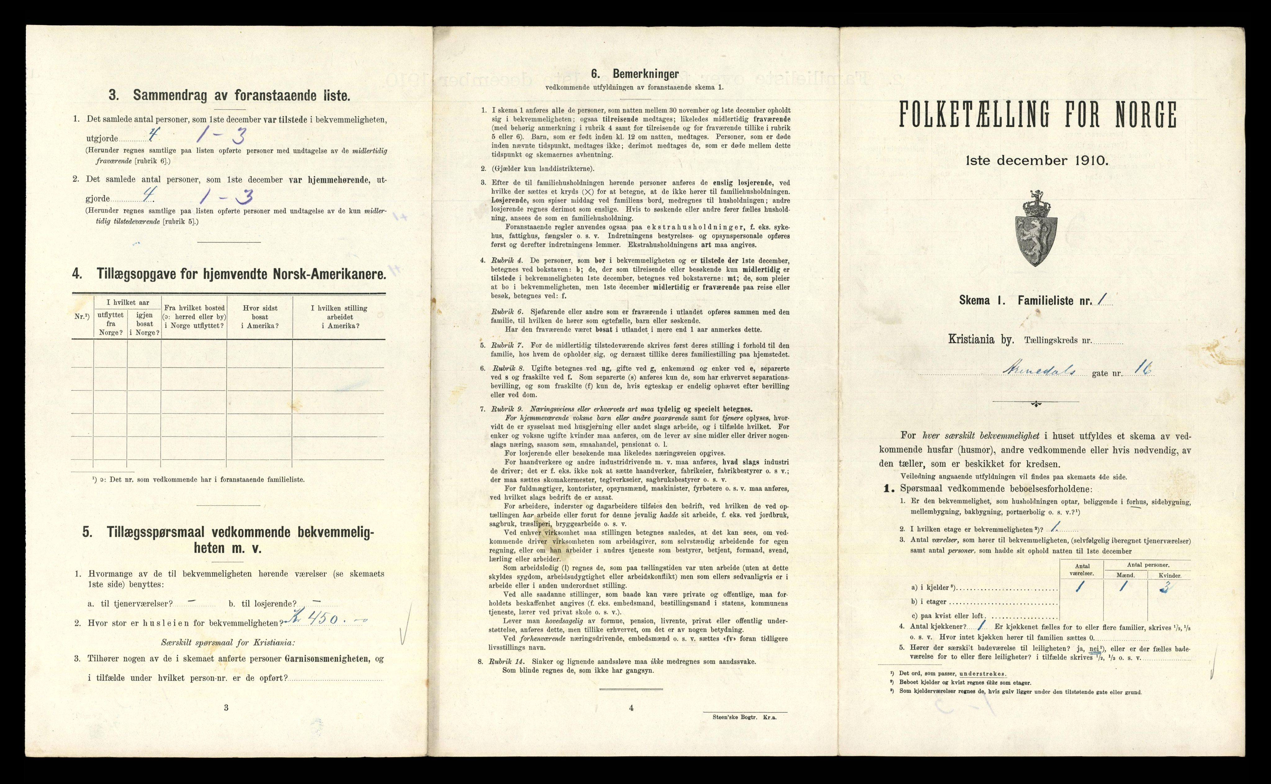 RA, 1910 census for Kristiania, 1910, p. 3569