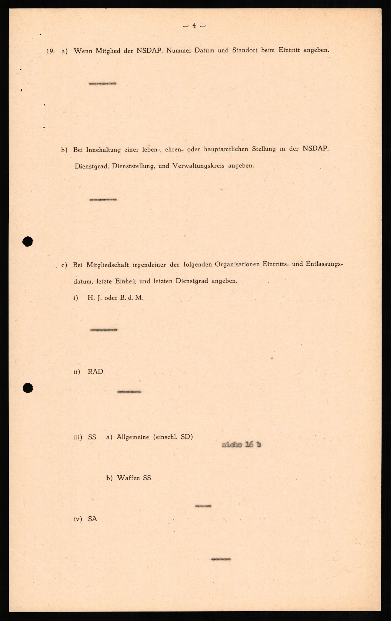 Forsvaret, Forsvarets overkommando II, AV/RA-RAFA-3915/D/Db/L0010: CI Questionaires. Tyske okkupasjonsstyrker i Norge. Tyskere., 1945-1946, p. 284