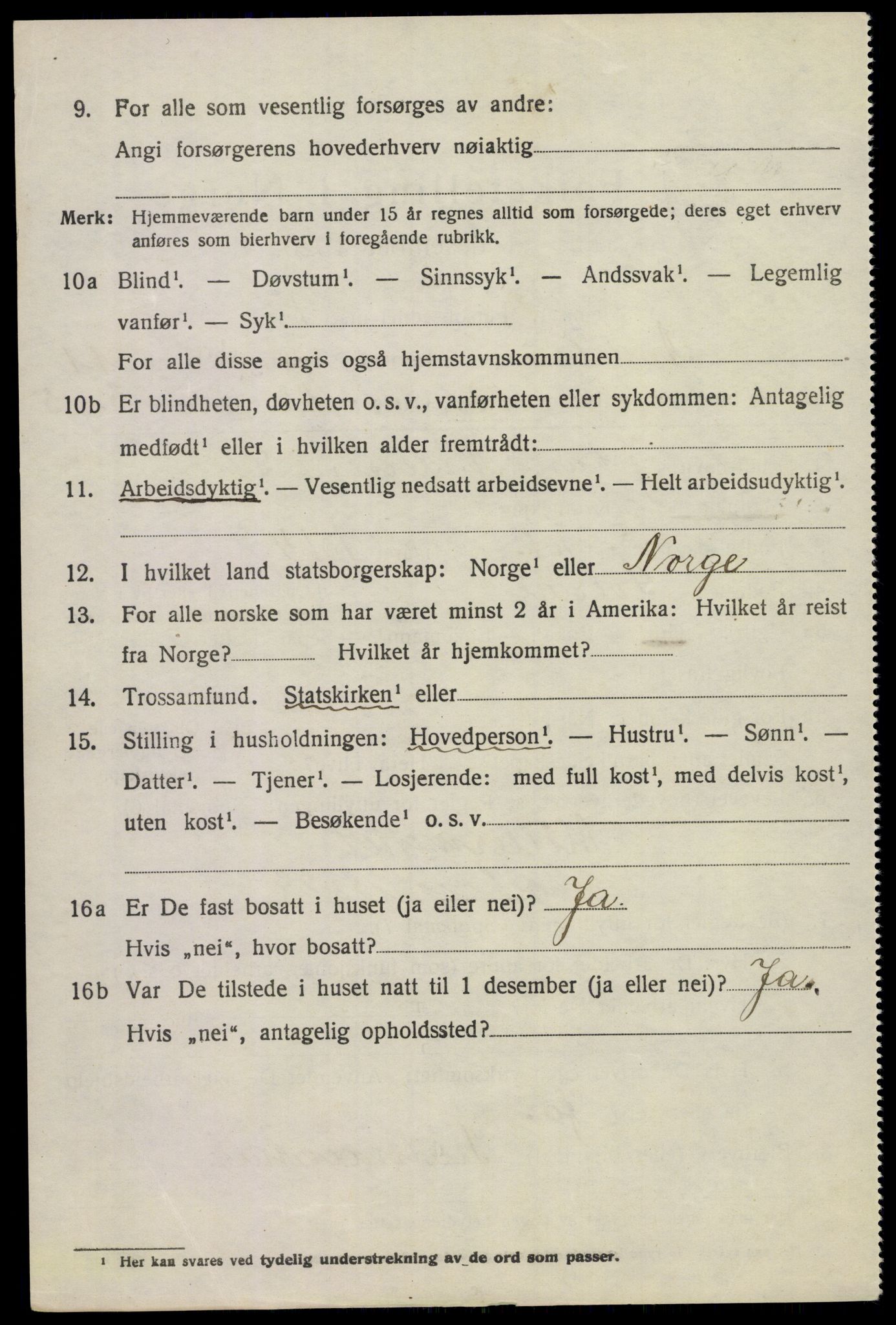 SAKO, 1920 census for Andebu, 1920, p. 4301