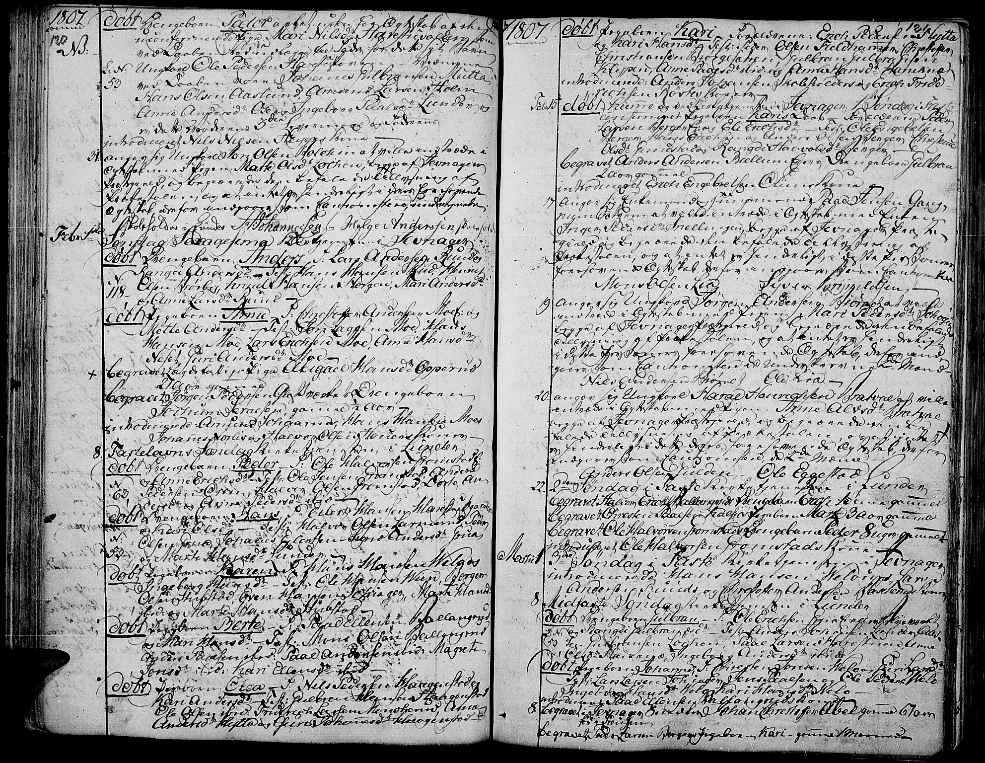 Jevnaker prestekontor, AV/SAH-PREST-116/H/Ha/Haa/L0004: Parish register (official) no. 4, 1800-1861, p. 120-121