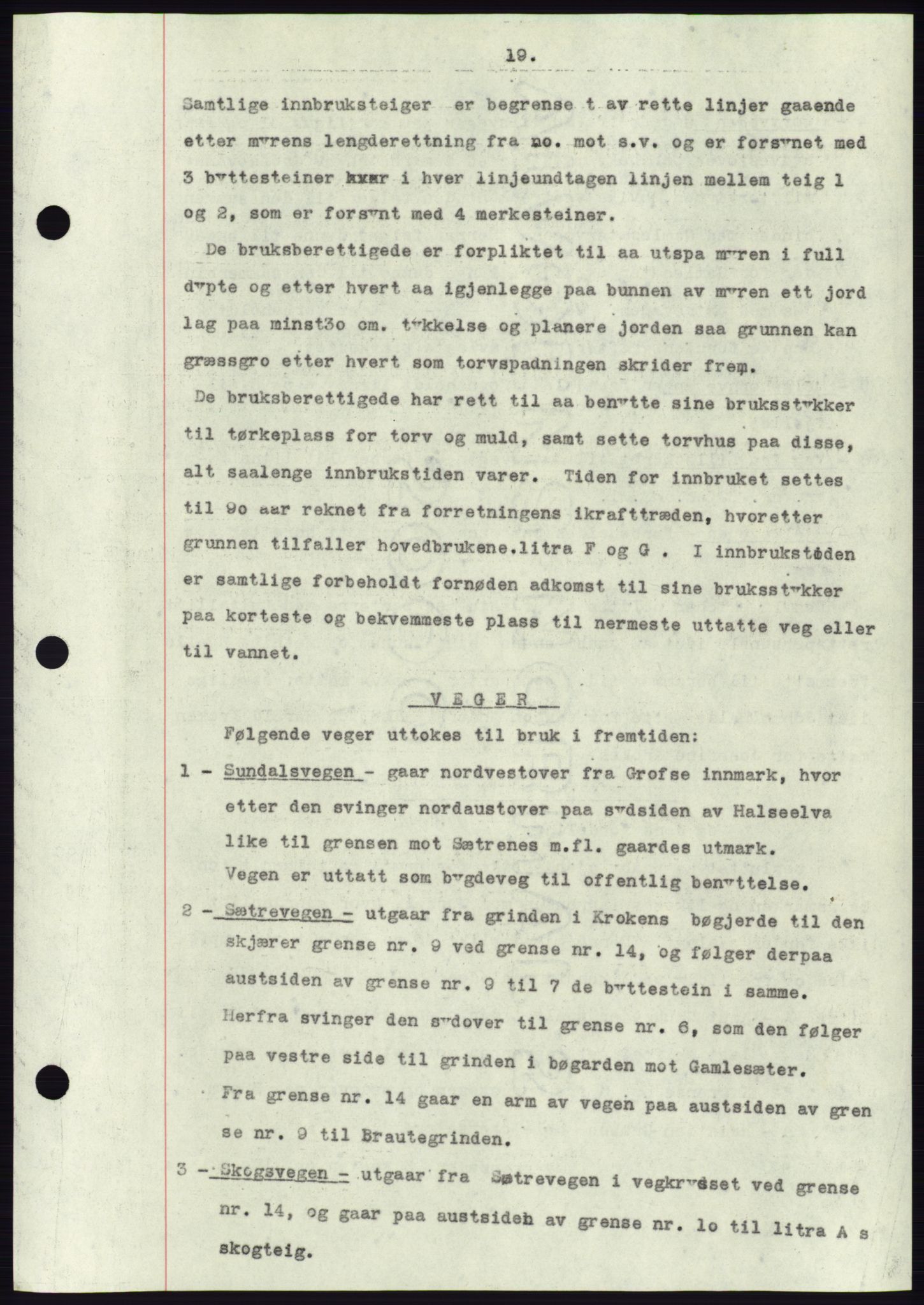 Søre Sunnmøre sorenskriveri, AV/SAT-A-4122/1/2/2C/L0077: Mortgage book no. 3A, 1945-1946, Diary no: : 826/1945