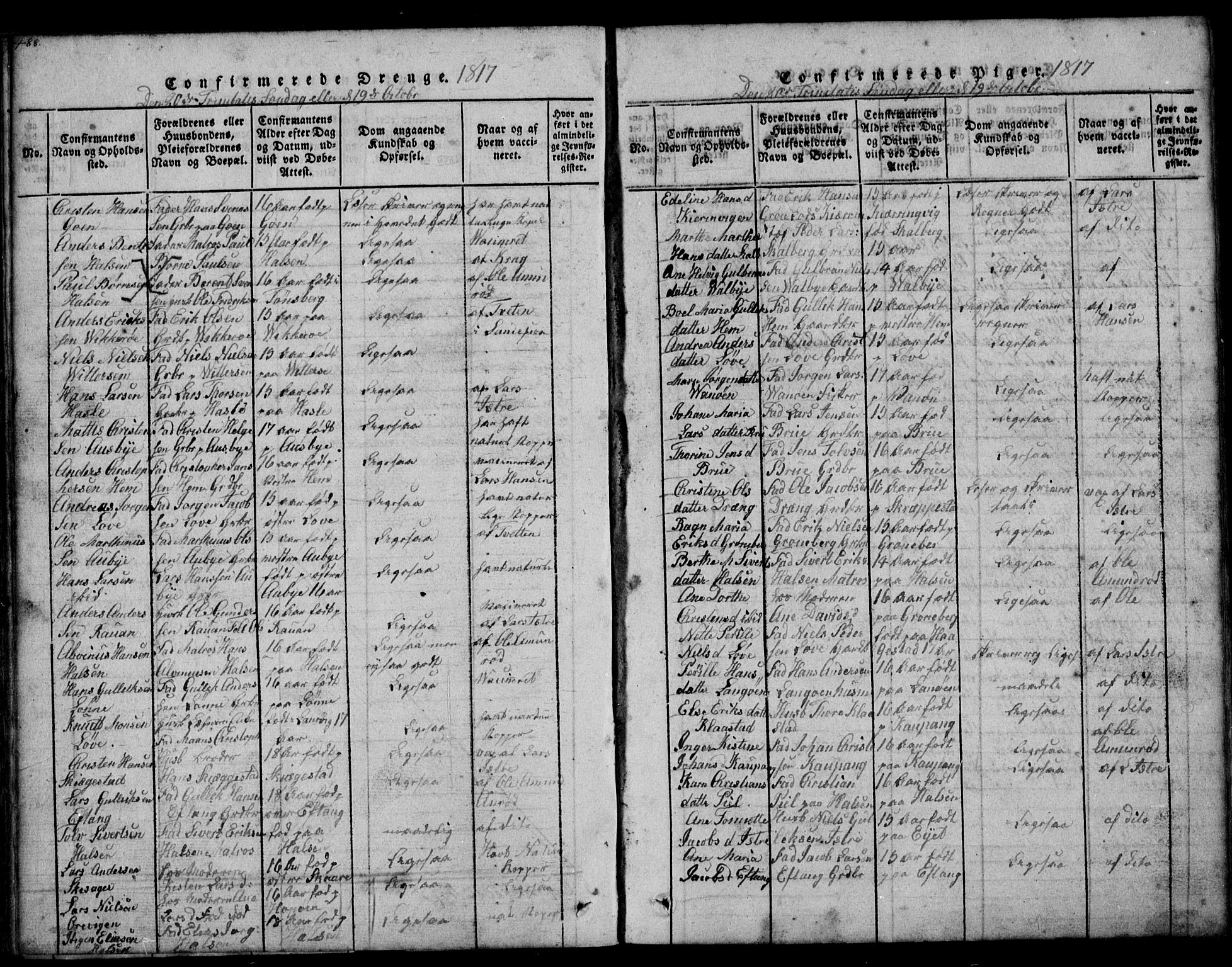 Tjølling kirkebøker, SAKO/A-60/G/Ga/L0001: Parish register (copy) no. 1, 1814-1835, p. 488