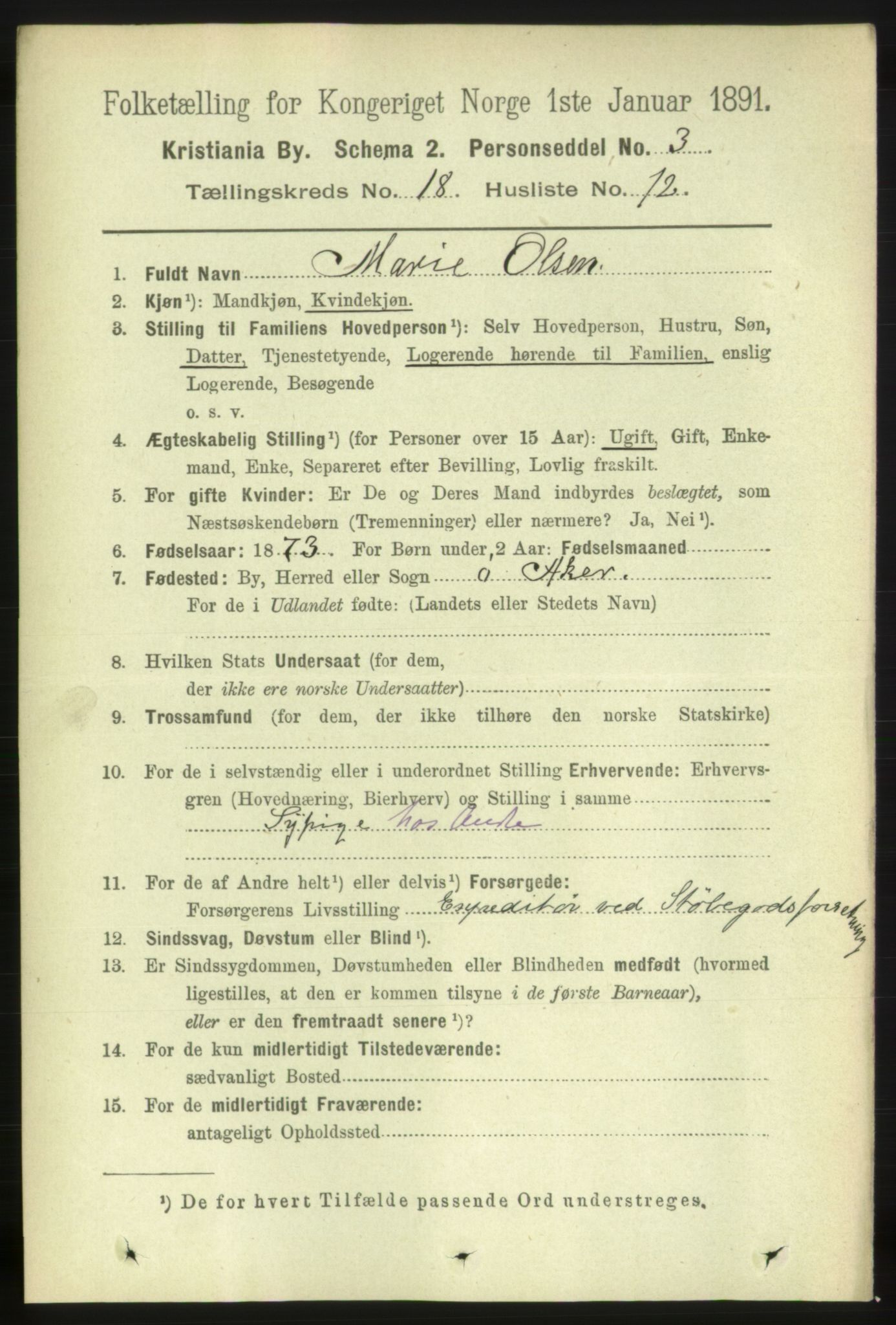 RA, 1891 census for 0301 Kristiania, 1891, p. 9180