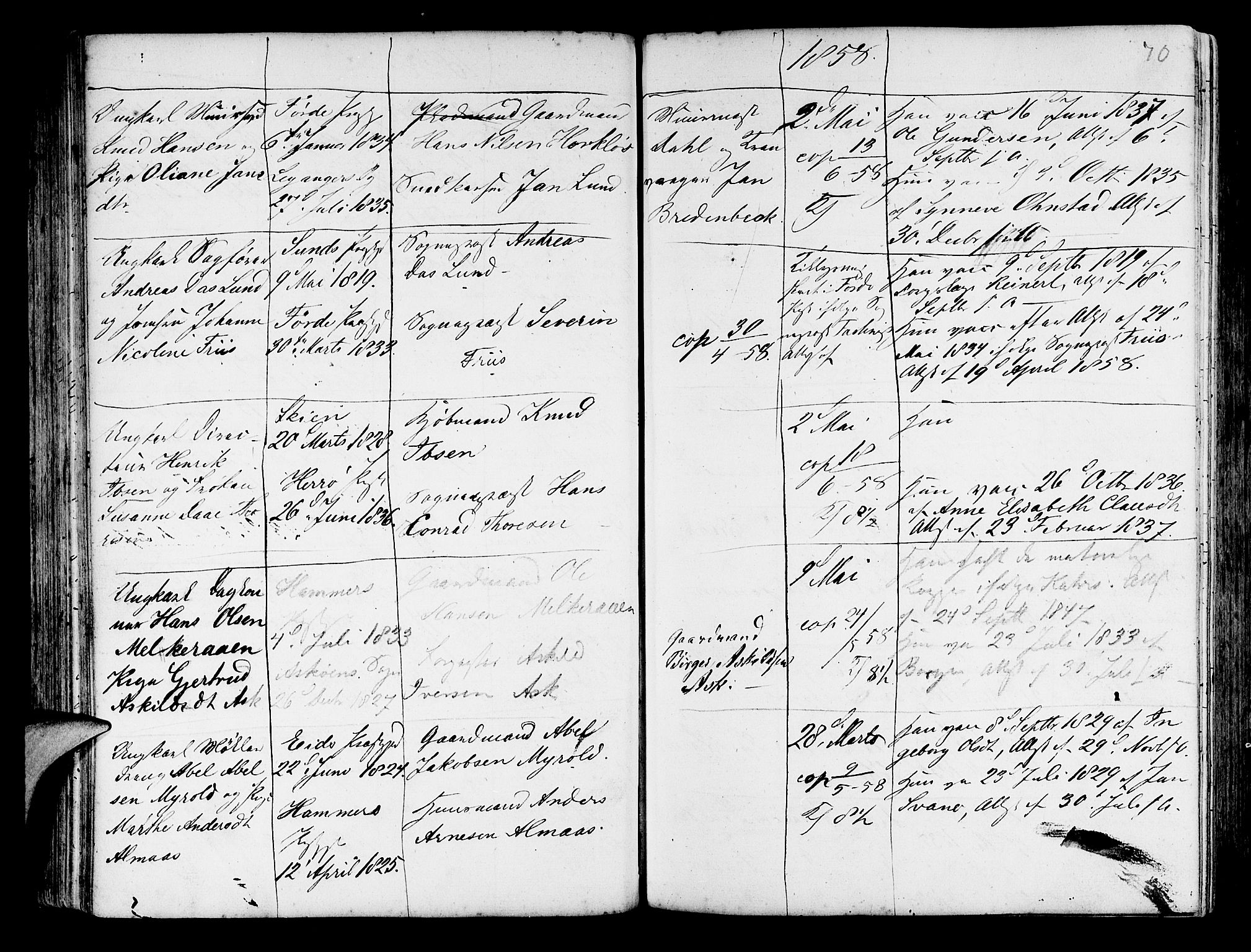 Korskirken sokneprestembete, AV/SAB-A-76101/H/Haa/L0009: Parish register (official) no. A 9, 1743-1861, p. 70