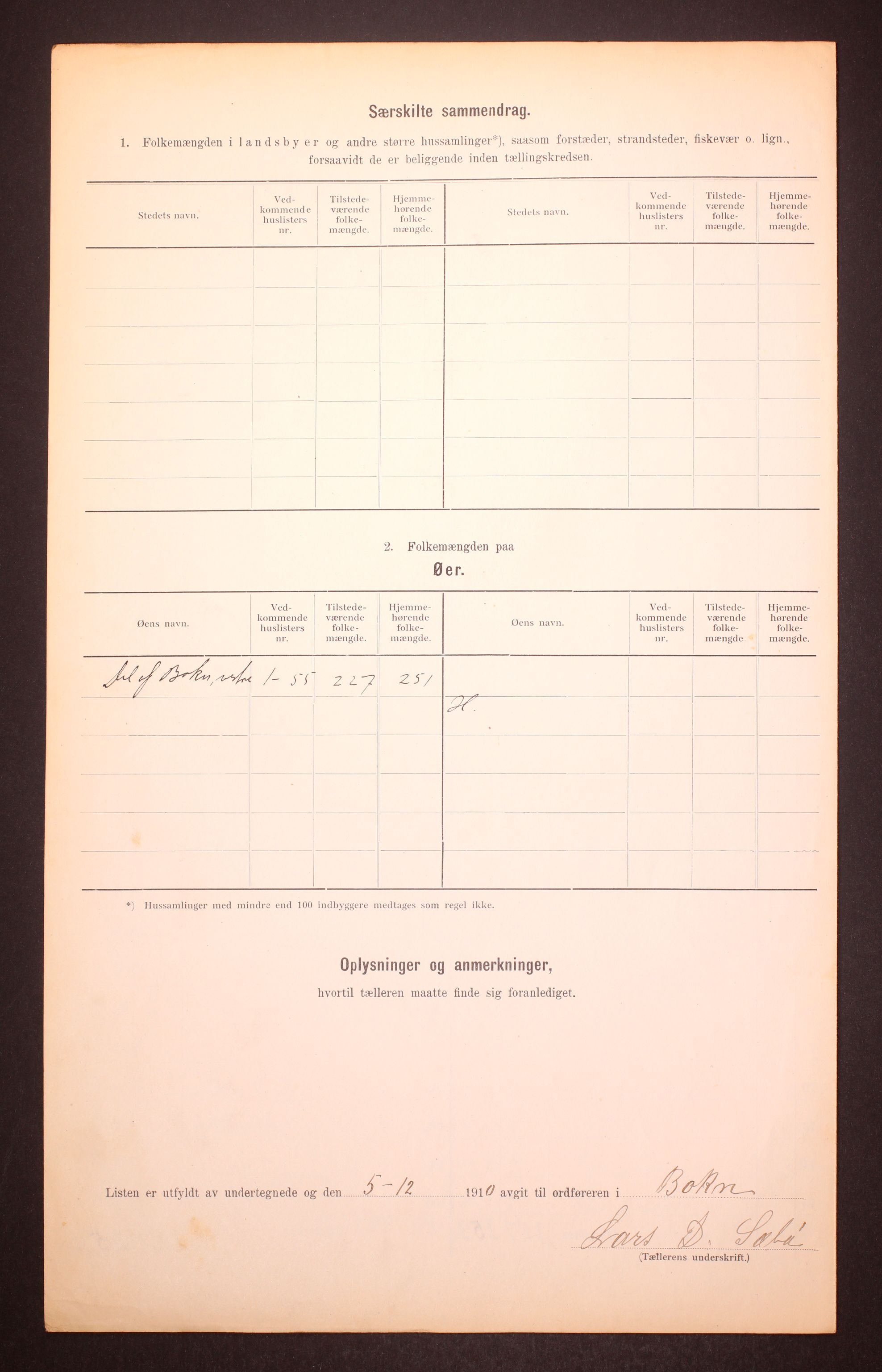 RA, 1910 census for Bokn, 1910, p. 9