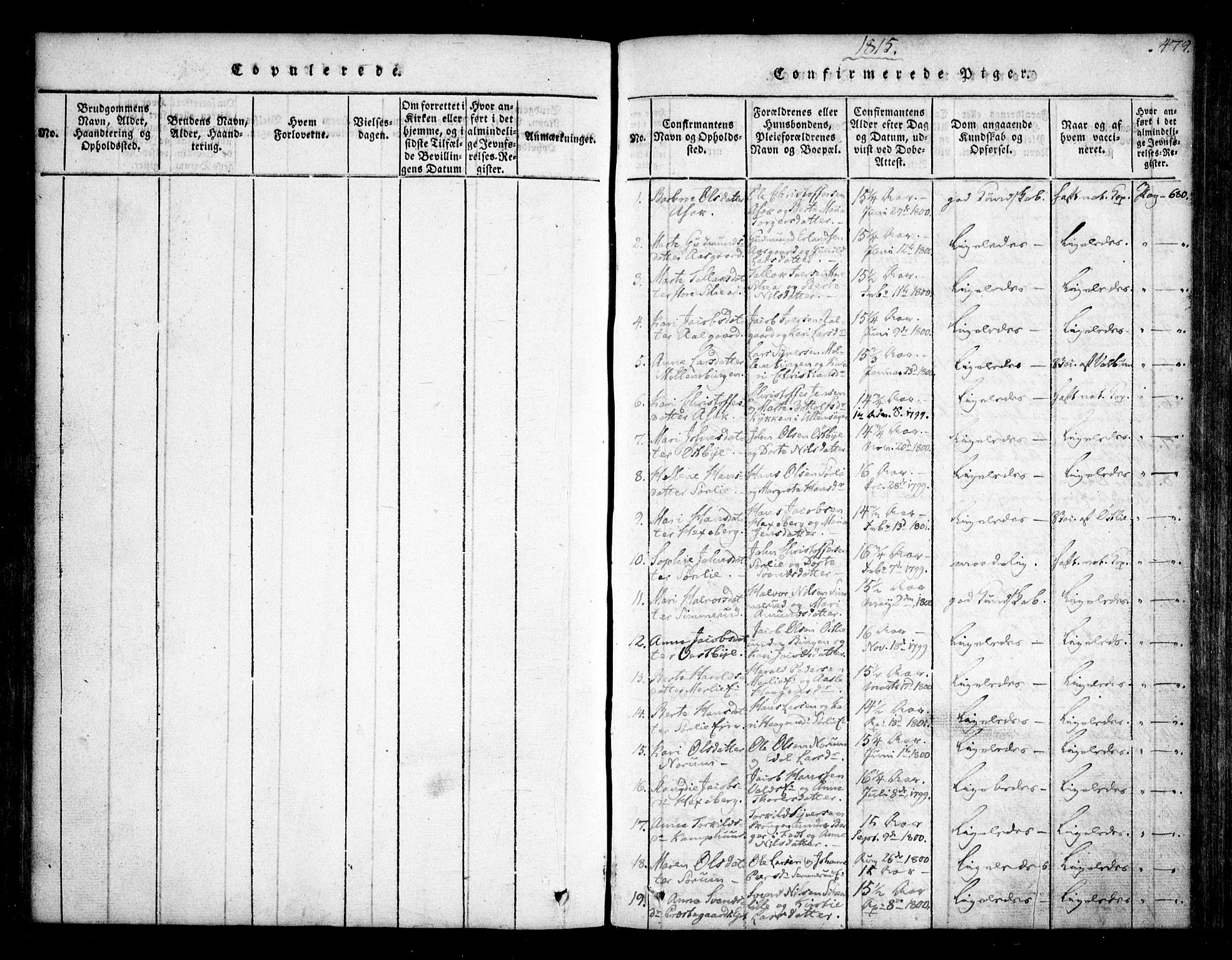 Sørum prestekontor Kirkebøker, AV/SAO-A-10303/F/Fa/L0003: Parish register (official) no. I 3, 1814-1829, p. 478-479