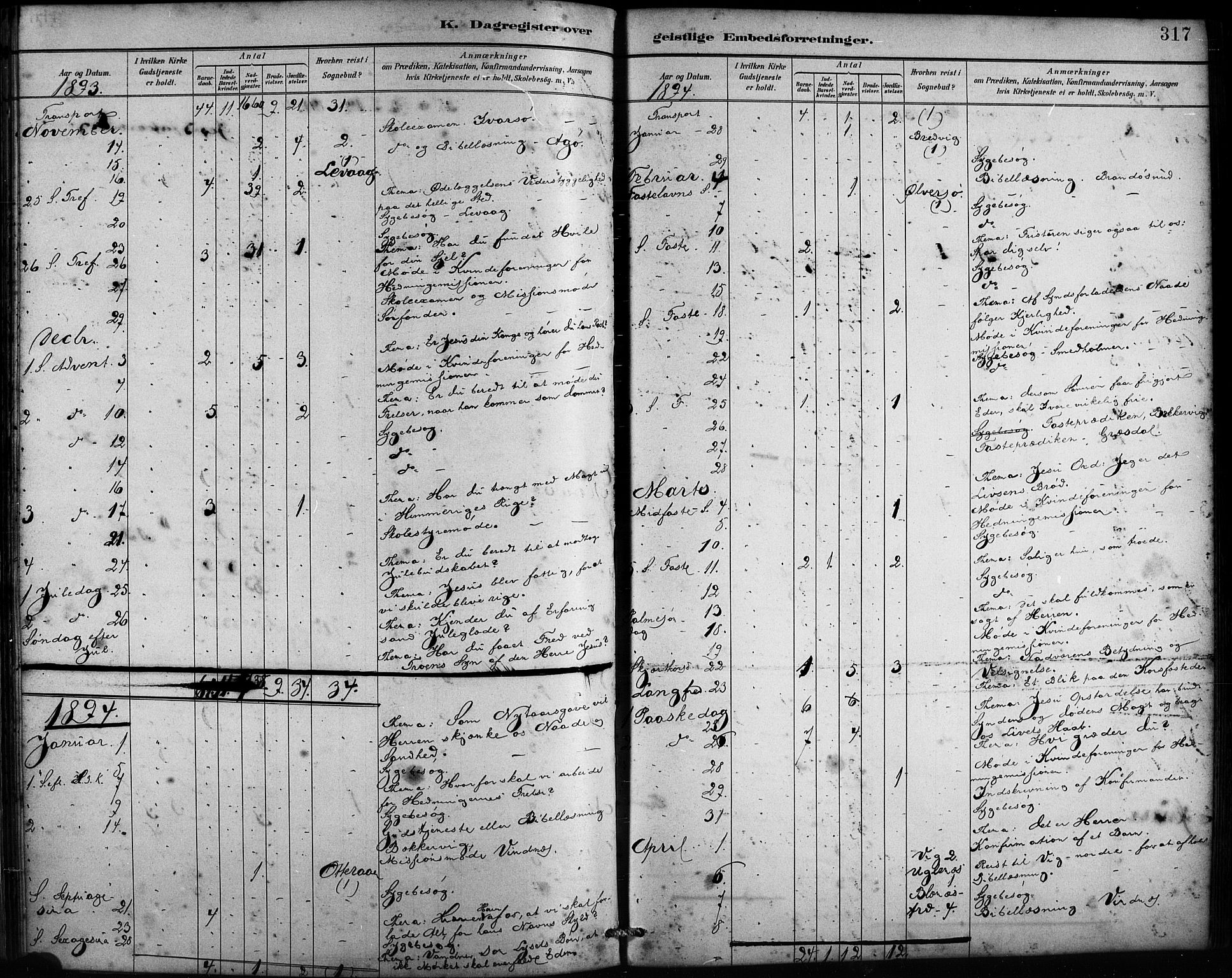 Fitjar sokneprestembete, SAB/A-99926: Parish register (official) no. A 2, 1882-1899, p. 317