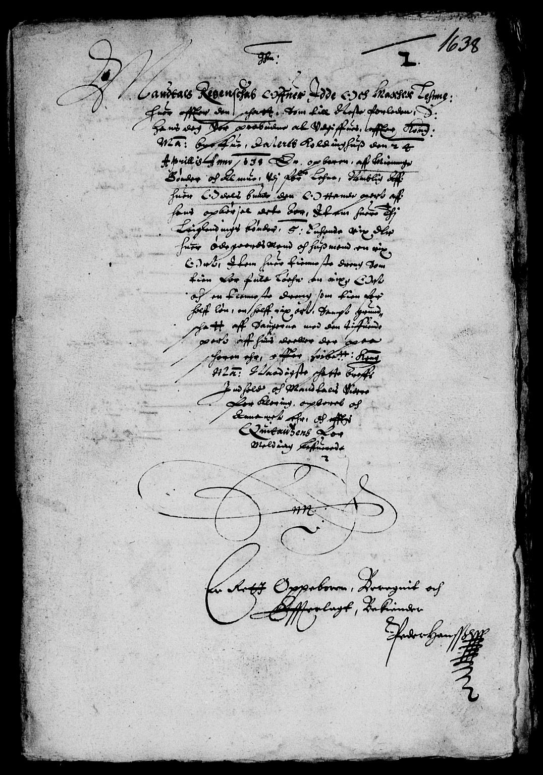 Rentekammeret inntil 1814, Reviderte regnskaper, Lensregnskaper, RA/EA-5023/R/Rb/Rbb/L0002: Idd og Marker len, 1634-1639