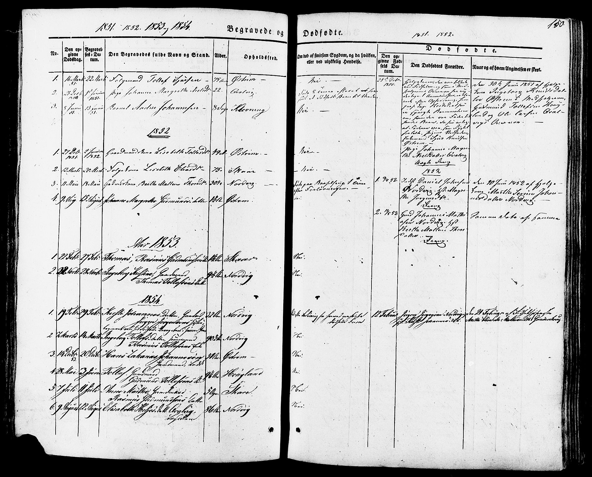 Torvastad sokneprestkontor, SAST/A -101857/H/Ha/Haa/L0007: Parish register (official) no. A 7, 1838-1882, p. 150
