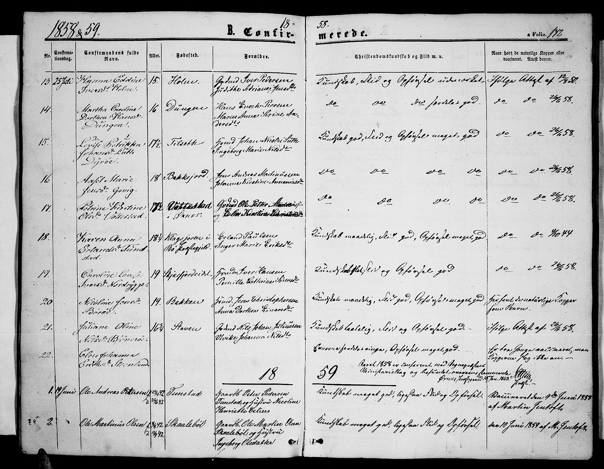 Ministerialprotokoller, klokkerbøker og fødselsregistre - Nordland, AV/SAT-A-1459/893/L1347: Parish register (copy) no. 893C02, 1858-1866, p. 142