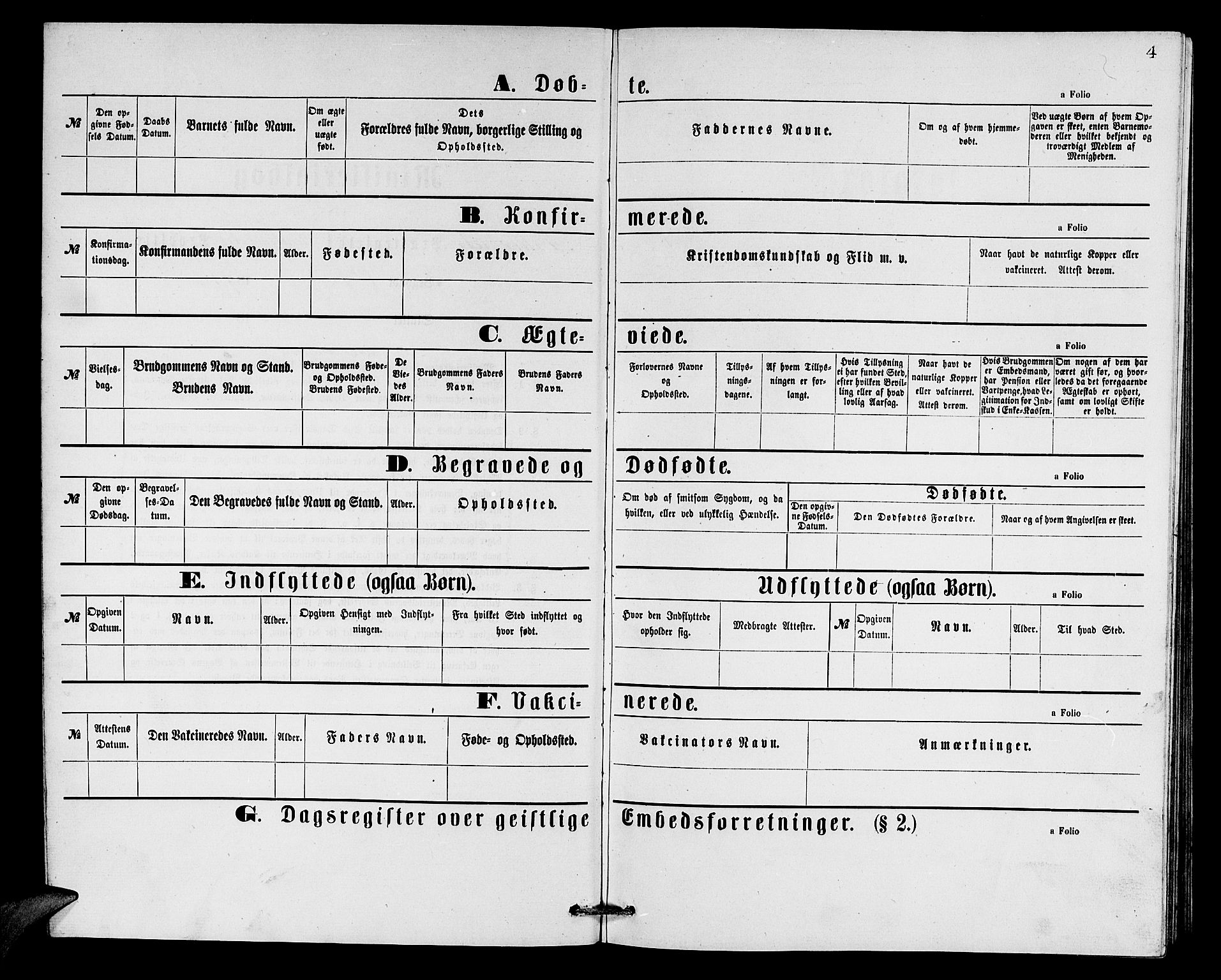 Askvoll sokneprestembete, AV/SAB-A-79501/H/Hab/Haba/L0002: Parish register (copy) no. A 2, 1873-1885, p. 4