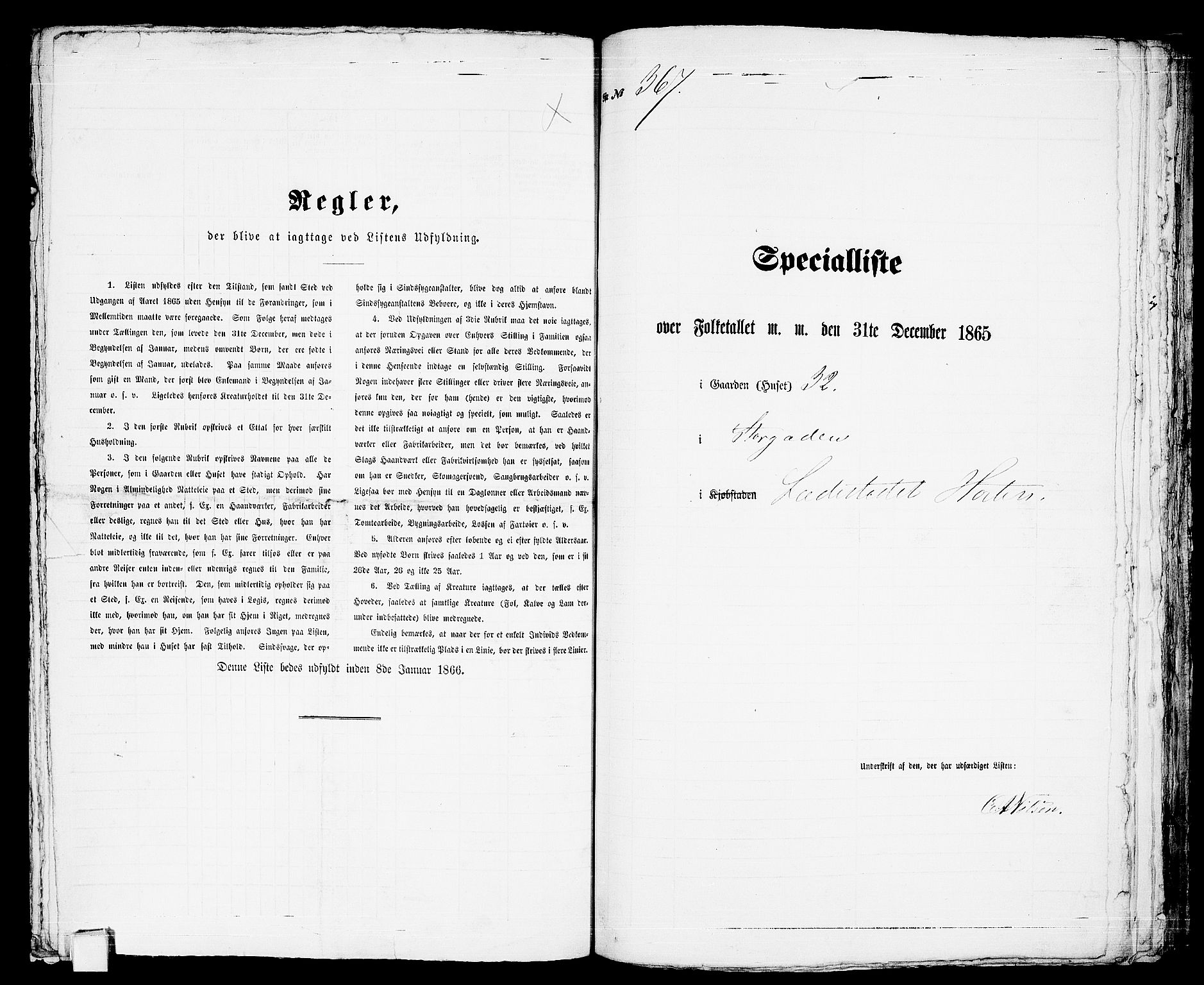 RA, 1865 census for Horten, 1865, p. 770