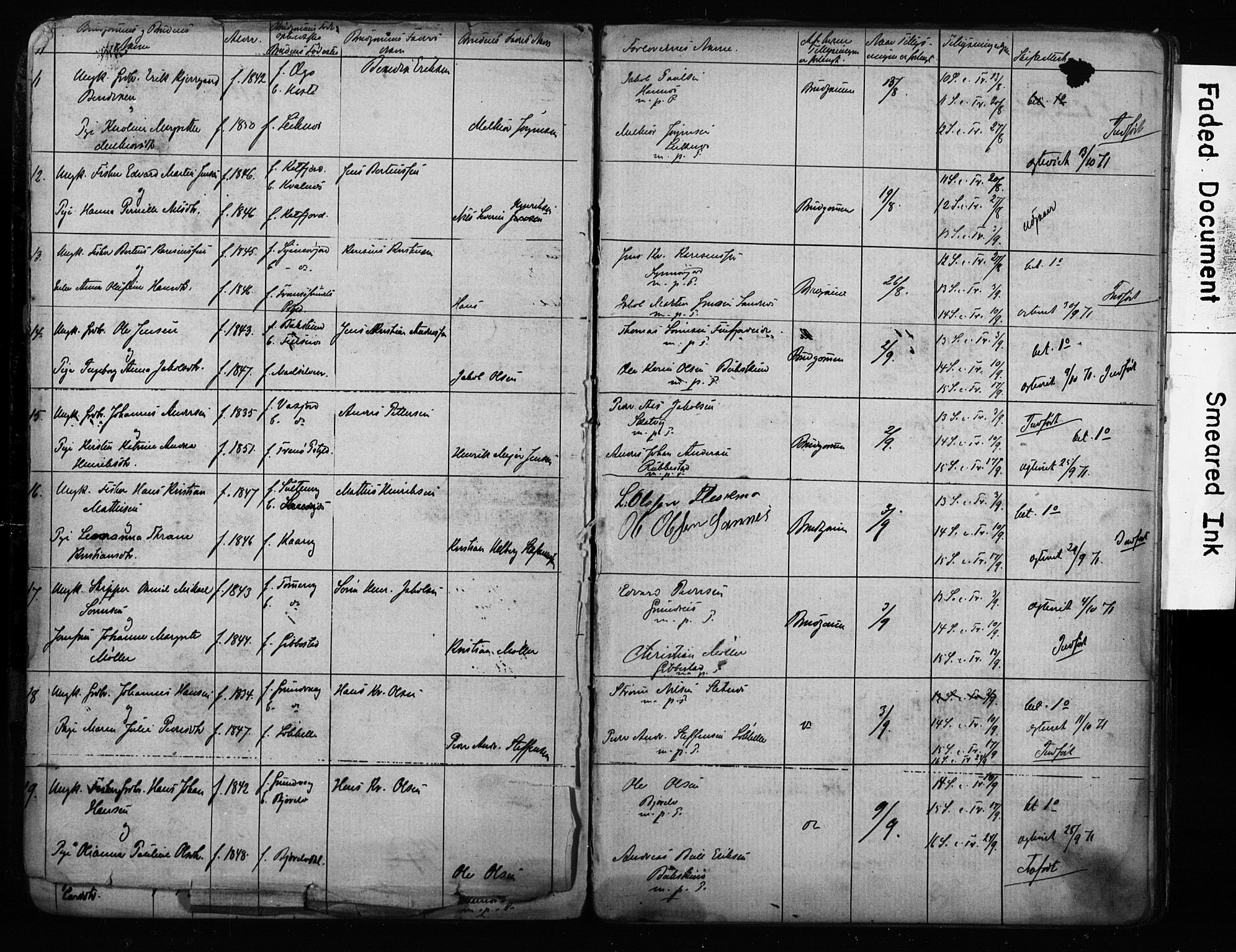 Lenvik sokneprestembete, AV/SATØ-S-1310/I/Ie/L0095: Banns register no. 95, 1868-1890