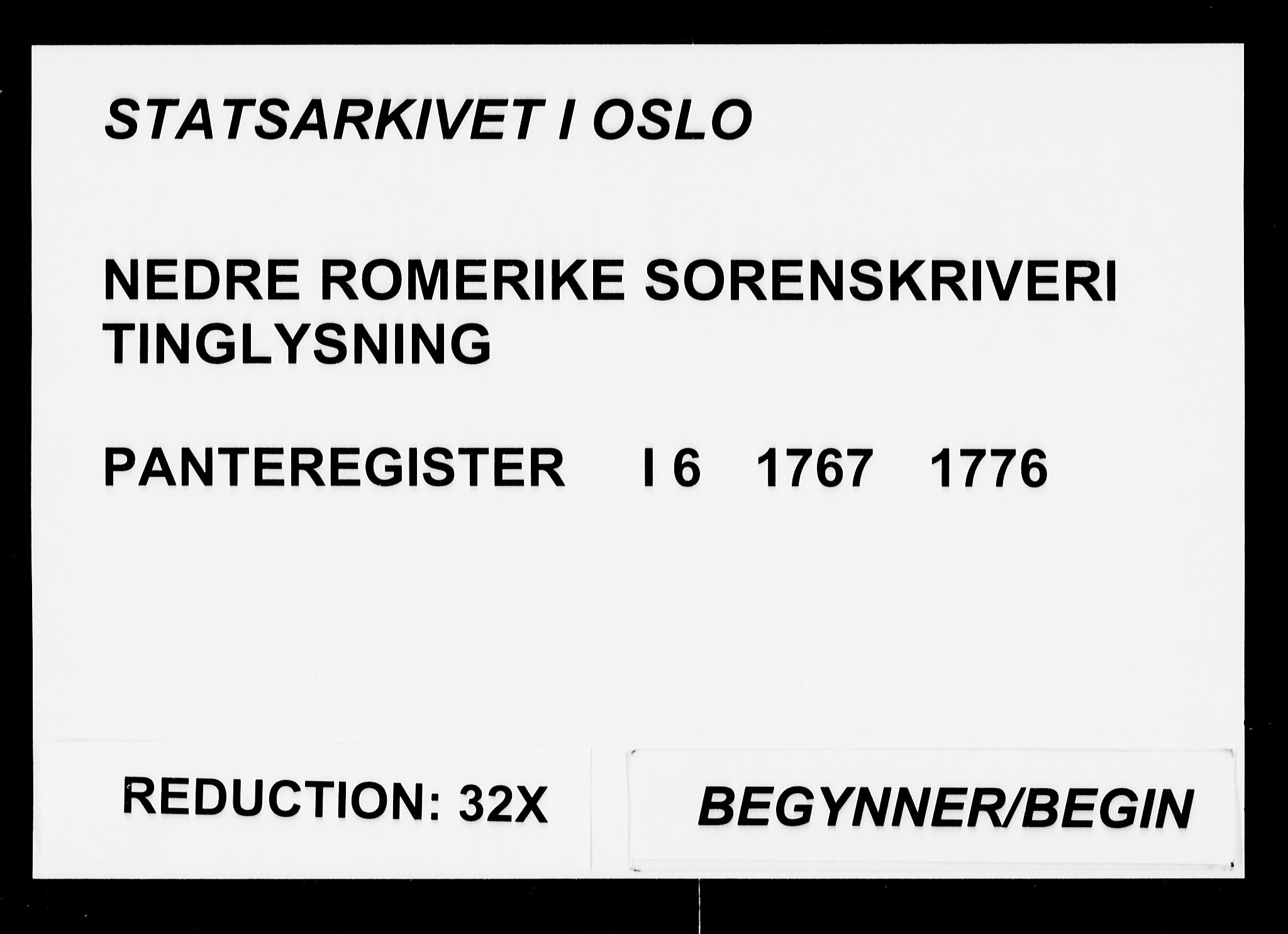 Nedre Romerike sorenskriveri, SAO/A-10469/G/Ga/Gaa/L0006: Mortgage register no. I 6, 1767-1776