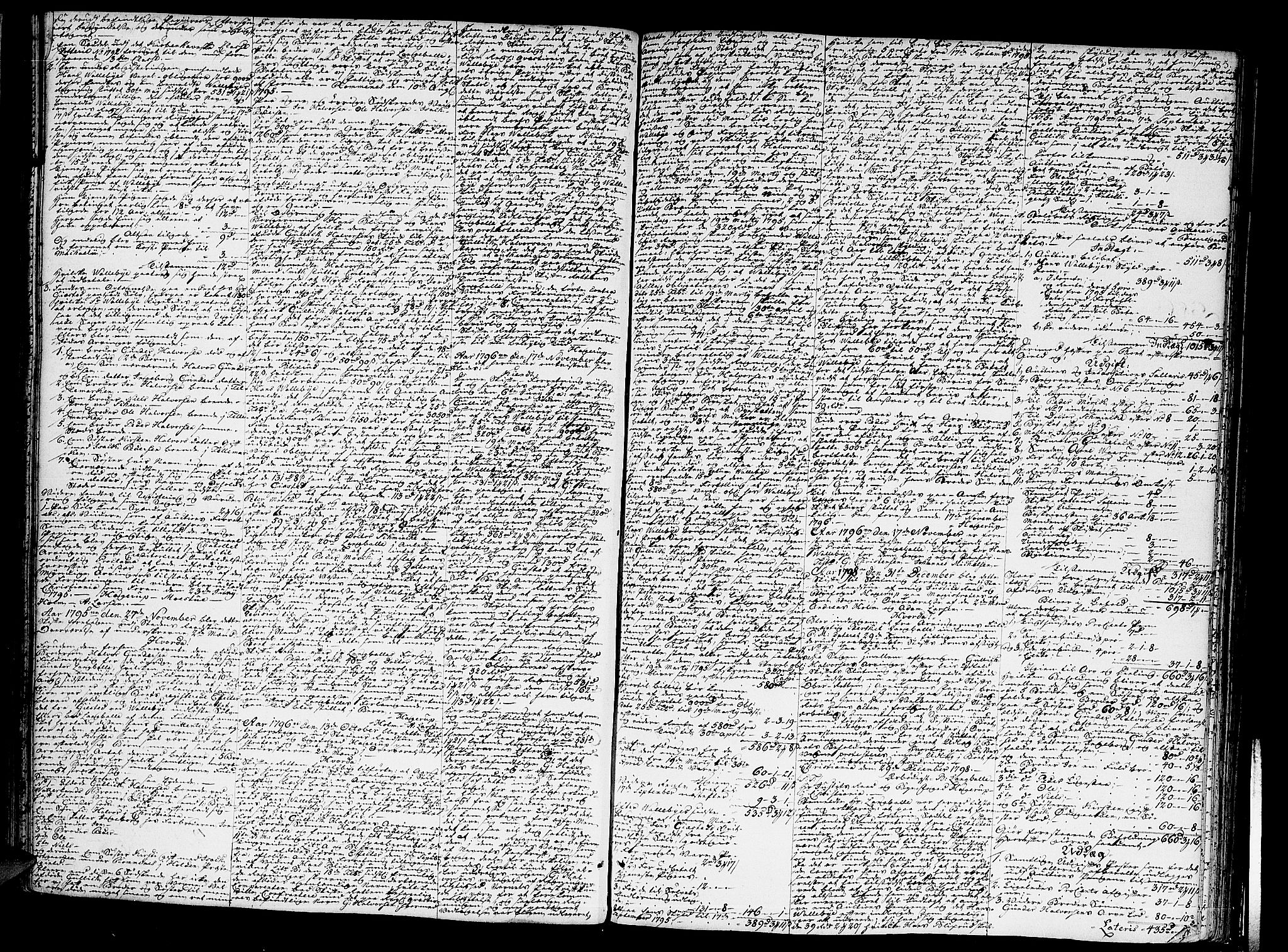 Oslo skifterett, AV/SAO-A-10383/H/Ha/L0013b: Skifteprotokoll, 1795-1806, p. 84b-85a