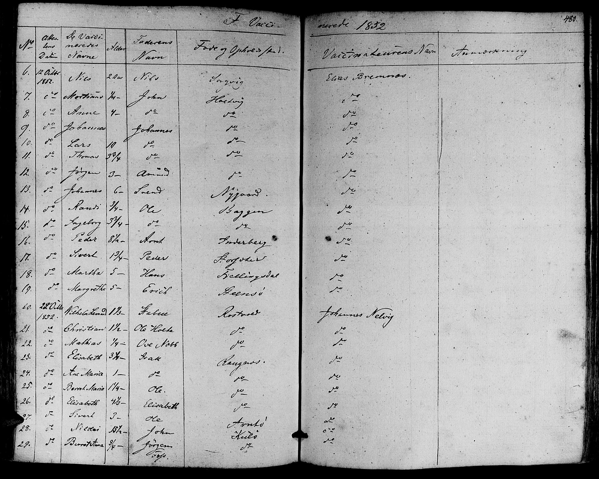 Ministerialprotokoller, klokkerbøker og fødselsregistre - Møre og Romsdal, AV/SAT-A-1454/581/L0936: Parish register (official) no. 581A04, 1836-1852, p. 480